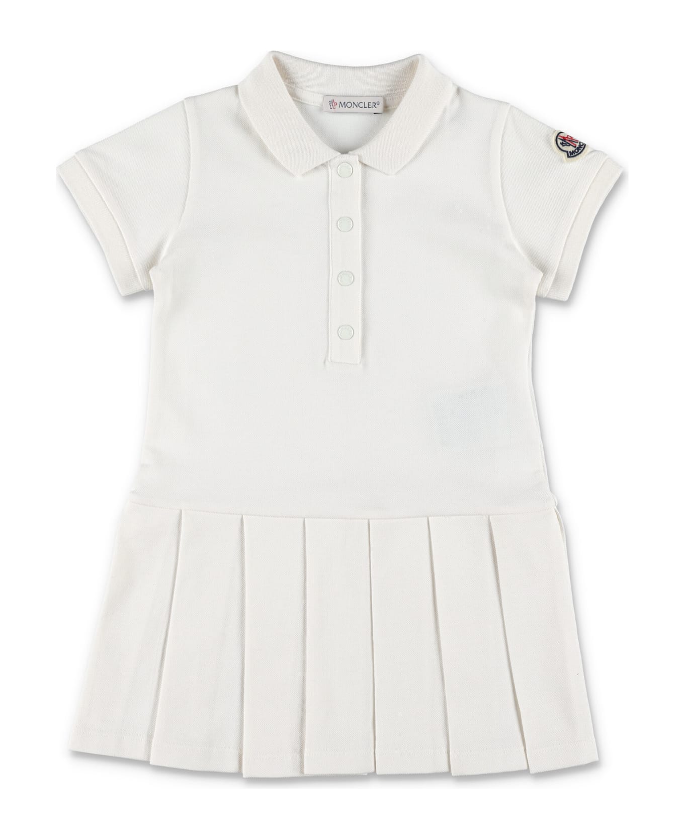 Moncler Polo Dress - White ボディスーツ＆セットアップ