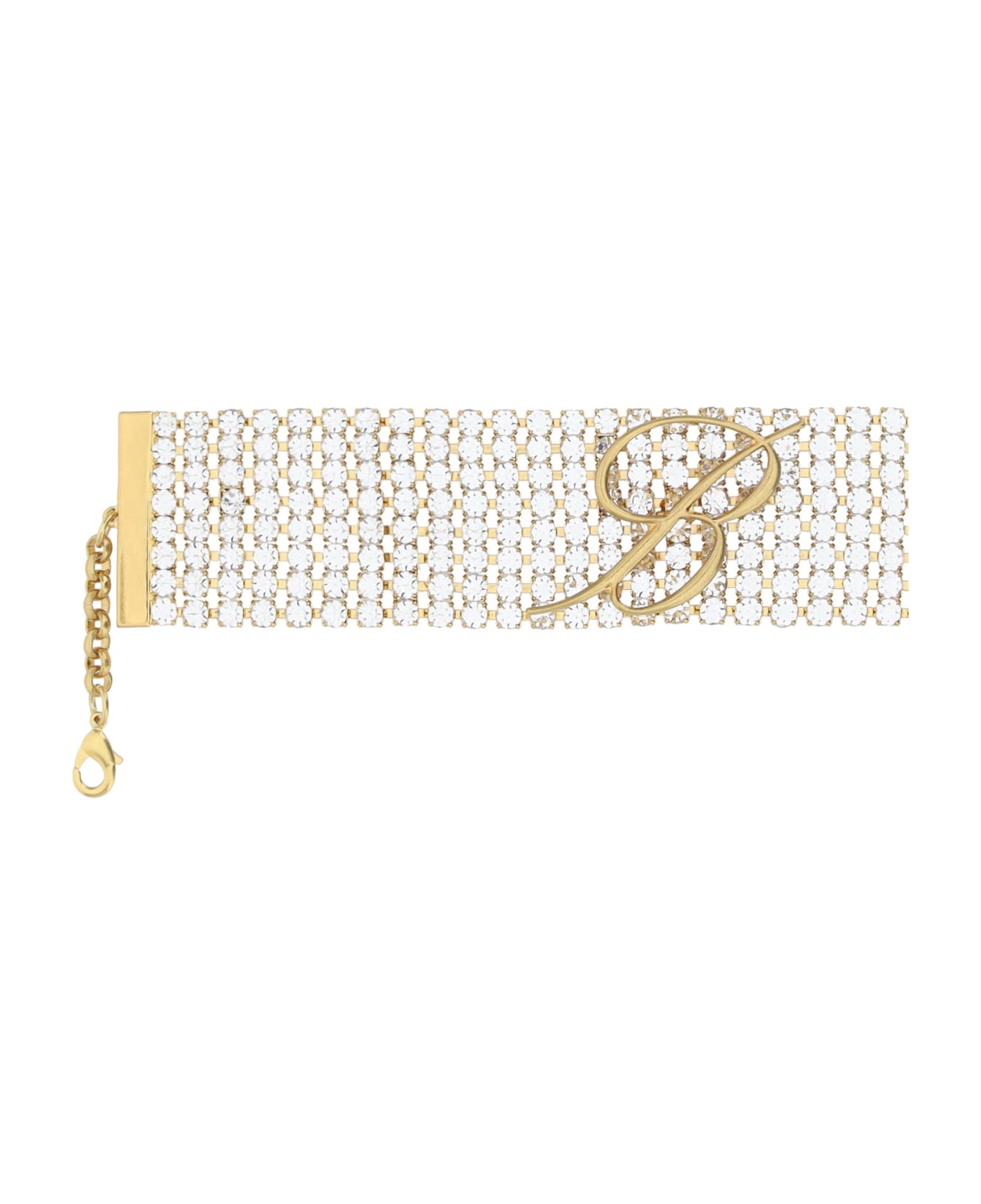 Blumarine Choker Necklace - Oro Satinato/crystal