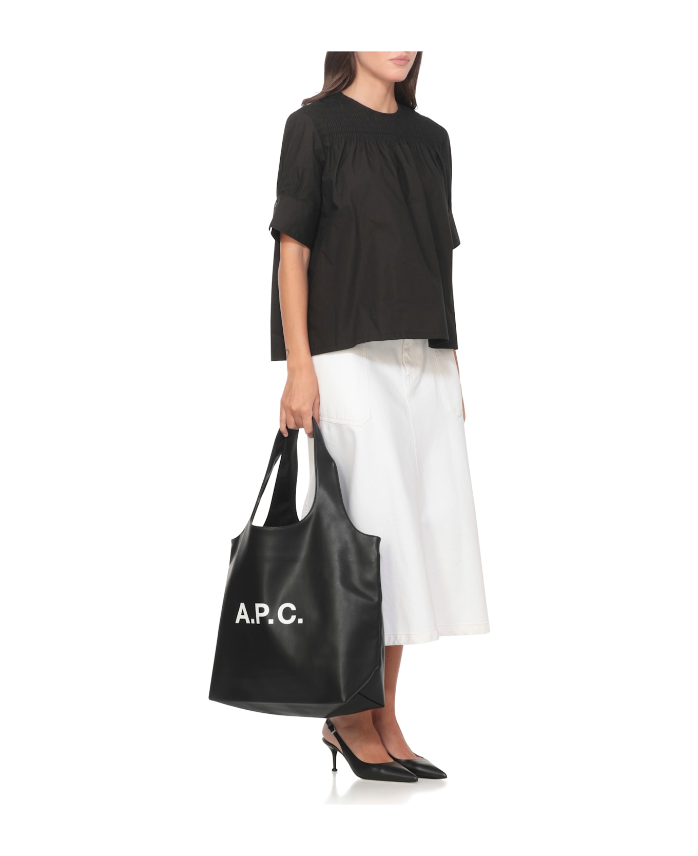 A.P.C. Cotton Blouse - Black