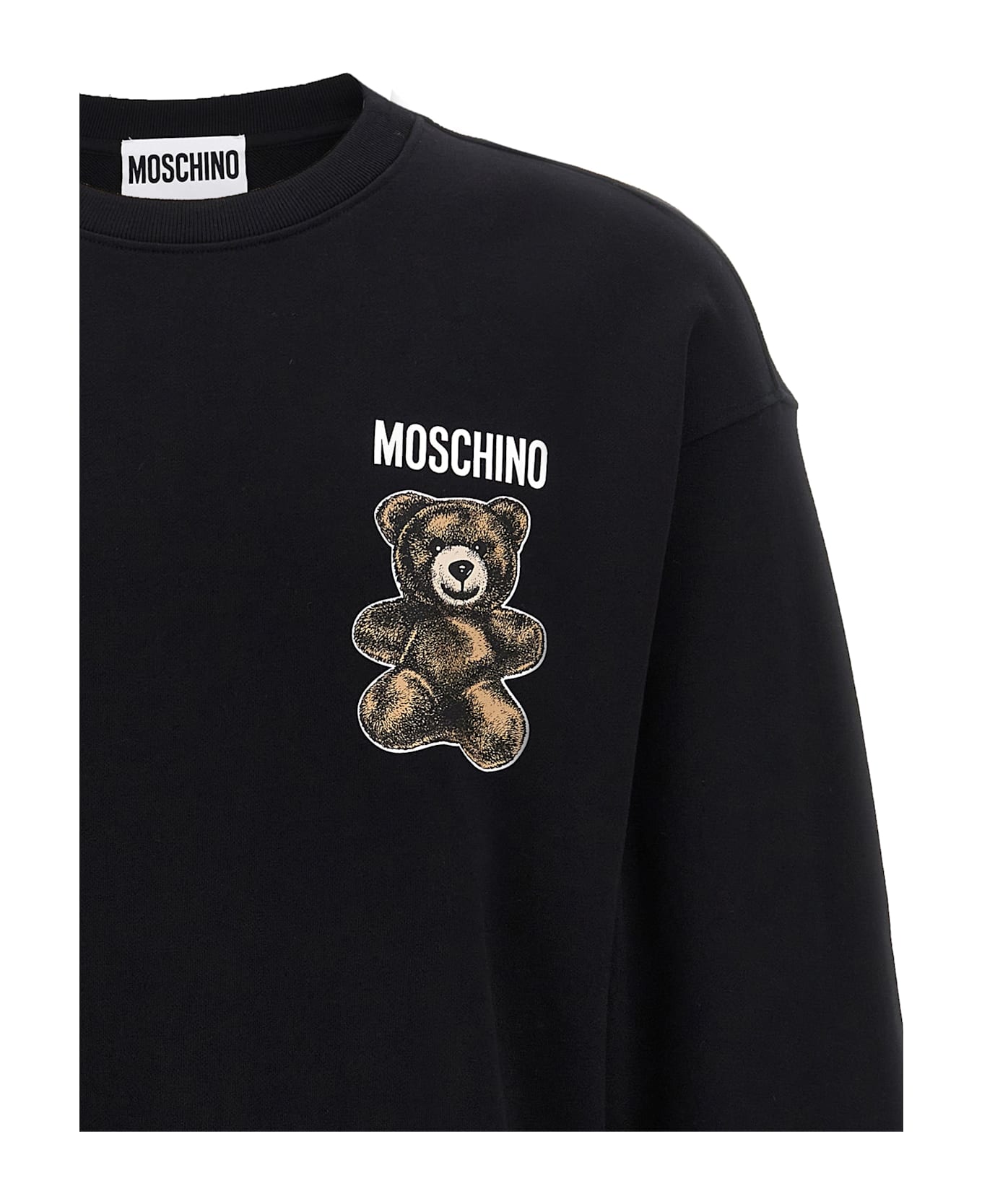Moschino 
teddy
 Print Sweatshirt - Black  