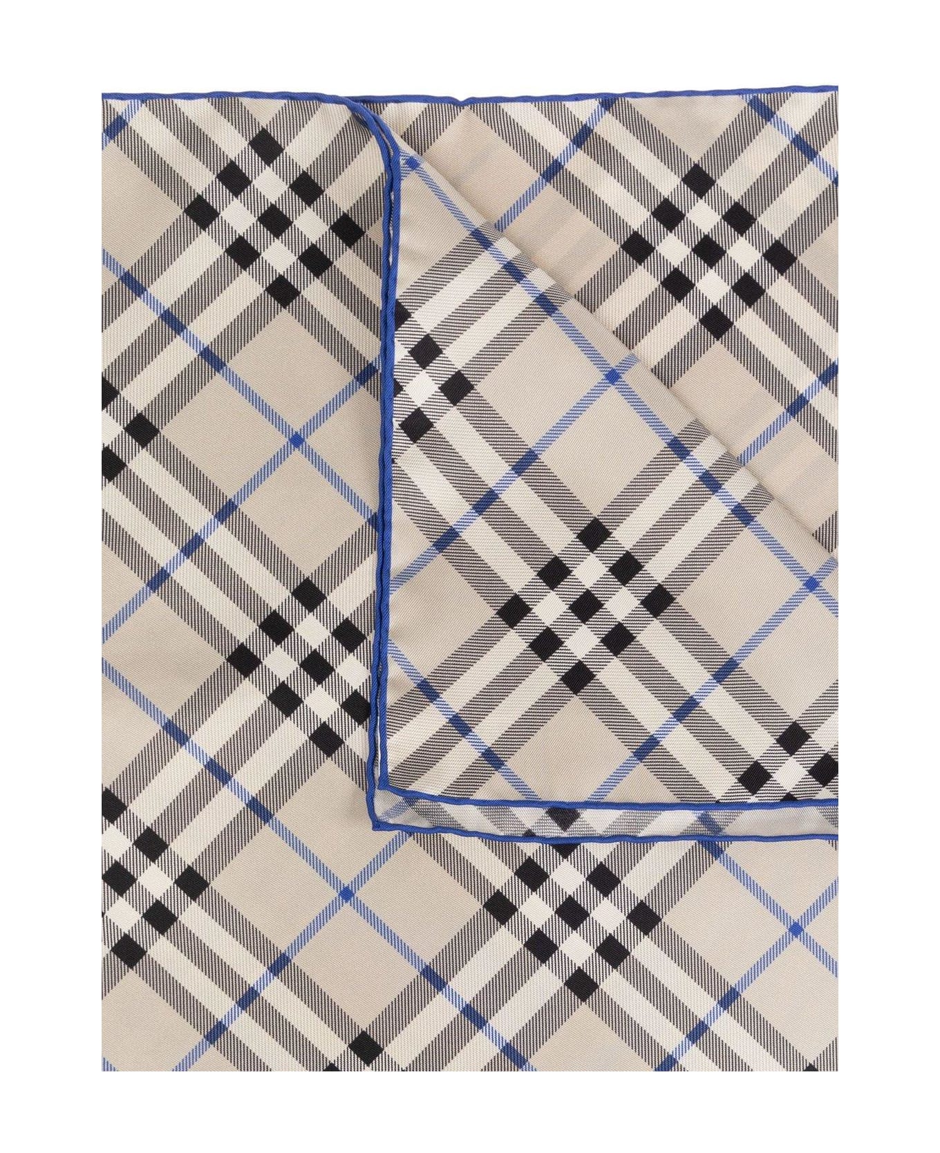 Burberry Vintage Check Finished-edge Scarf - Lichen