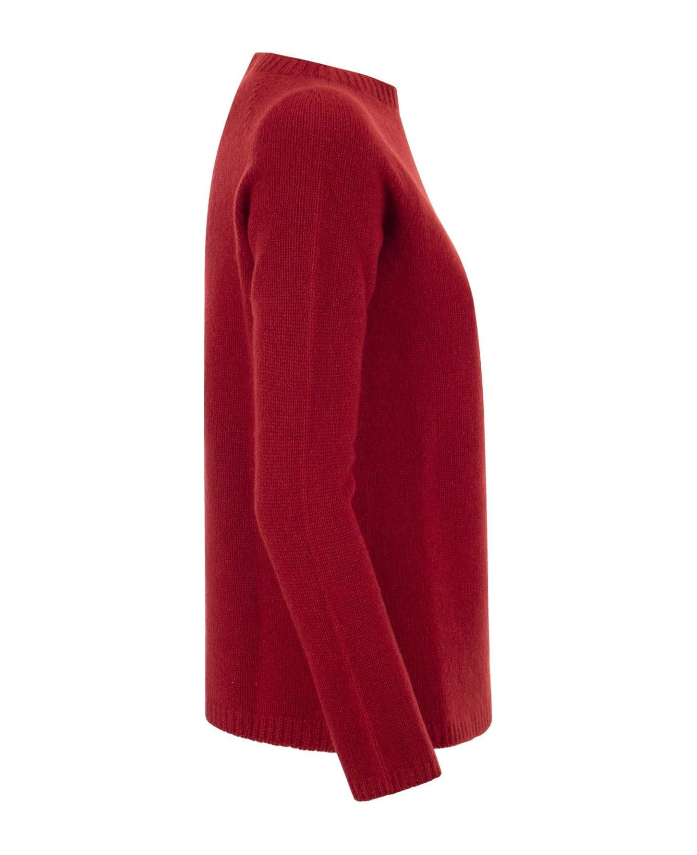 'S Max Mara Crewneck Knitted Jumper - Red
