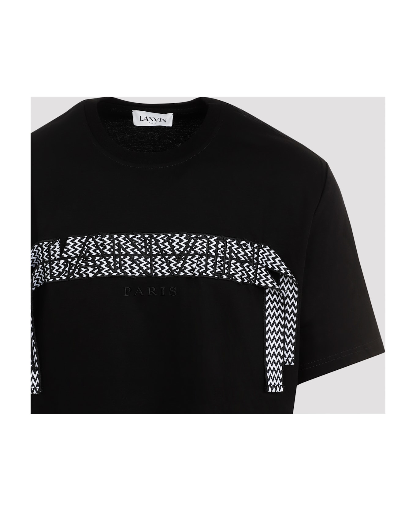 Lanvin Curb Lace T-shirt - Black