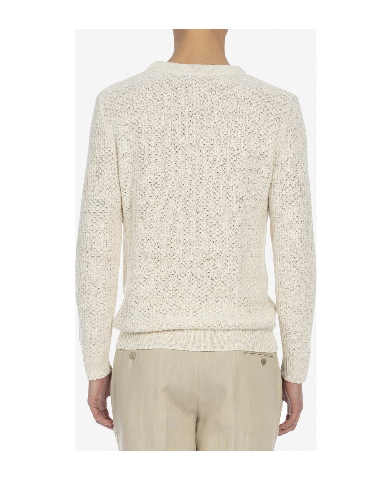 Larusmiani 'meadow Lane' Sweater Sweater - Ivory ニットウェア