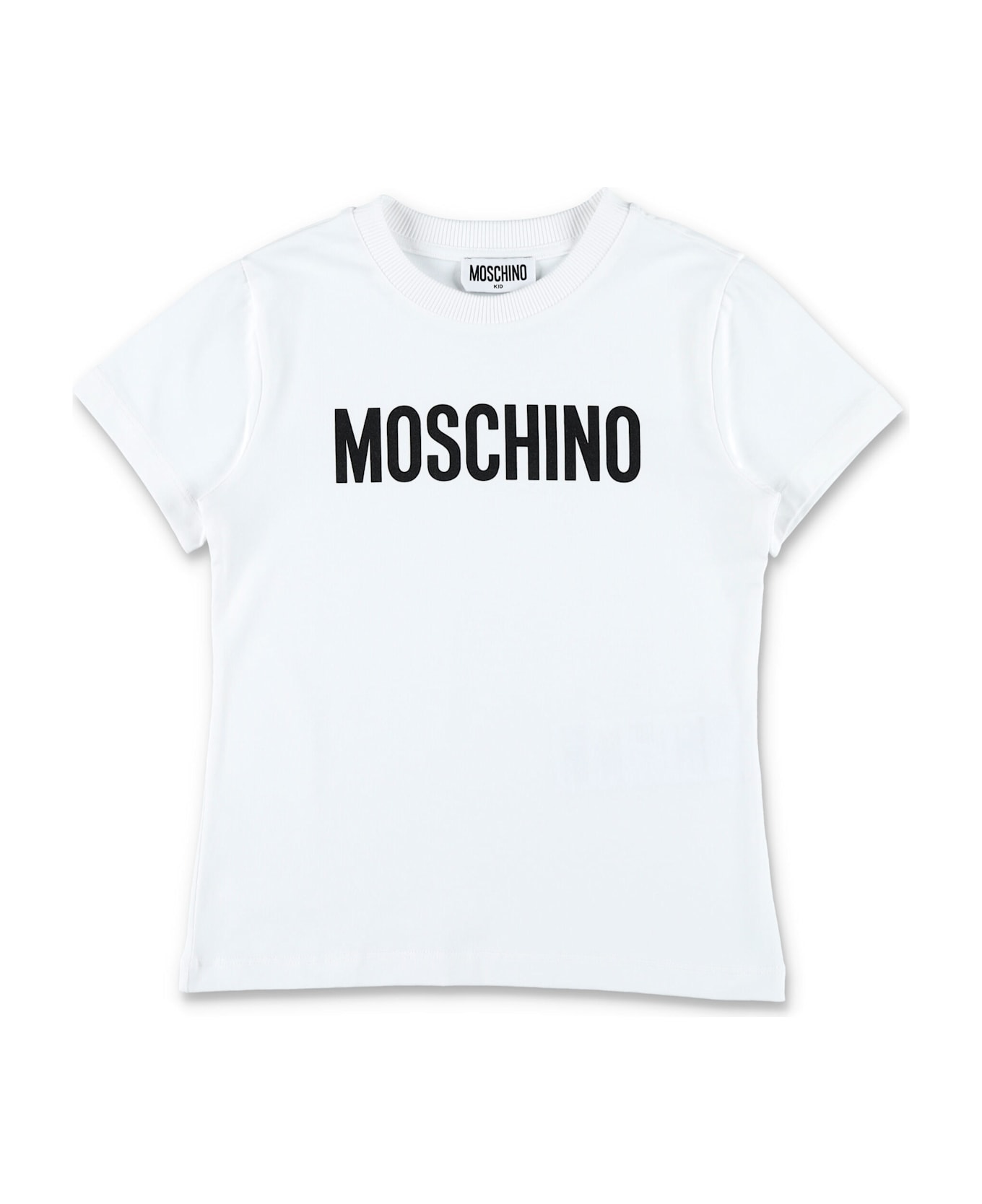 Moschino Kid - Logo Print T-shirt - WHITE