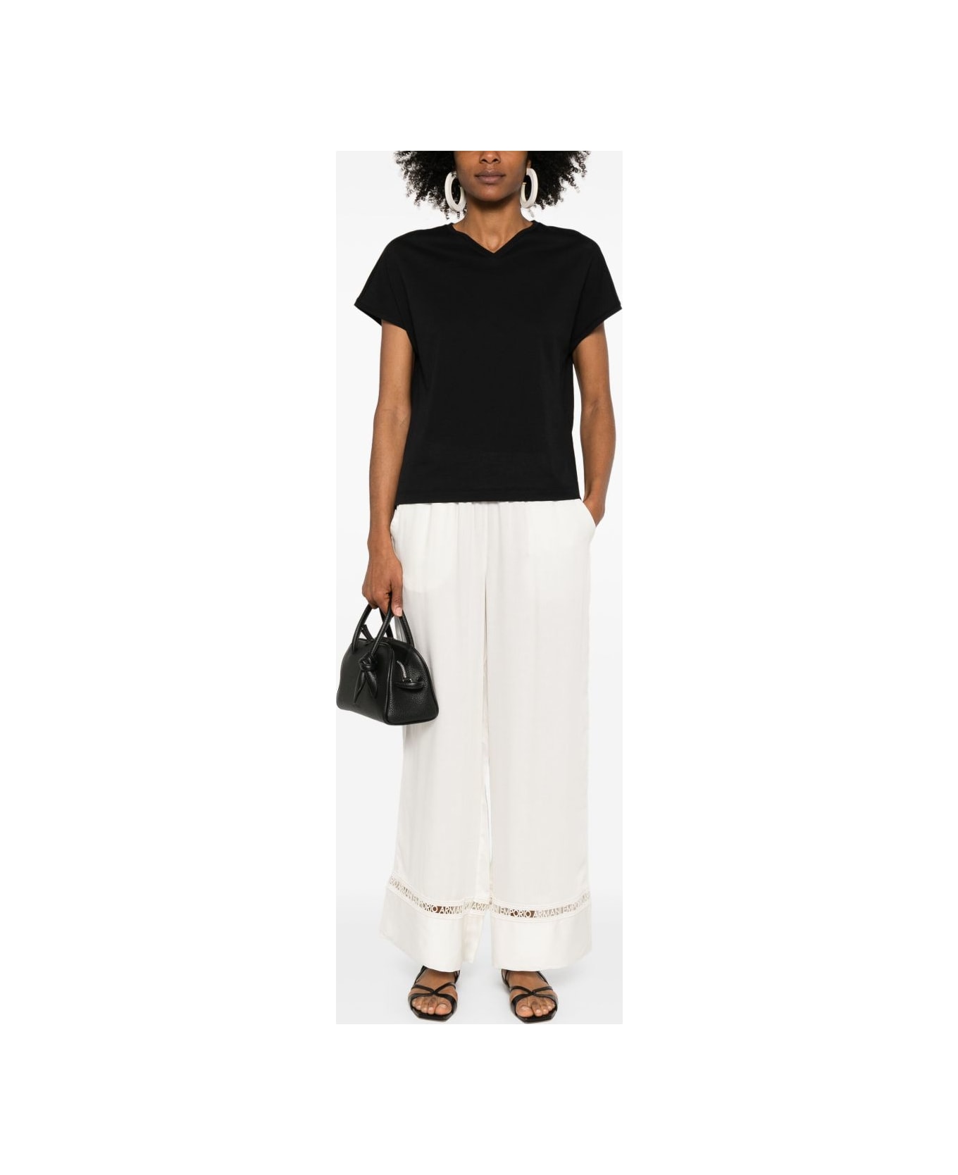 Emporio Armani Beach Trousers - White