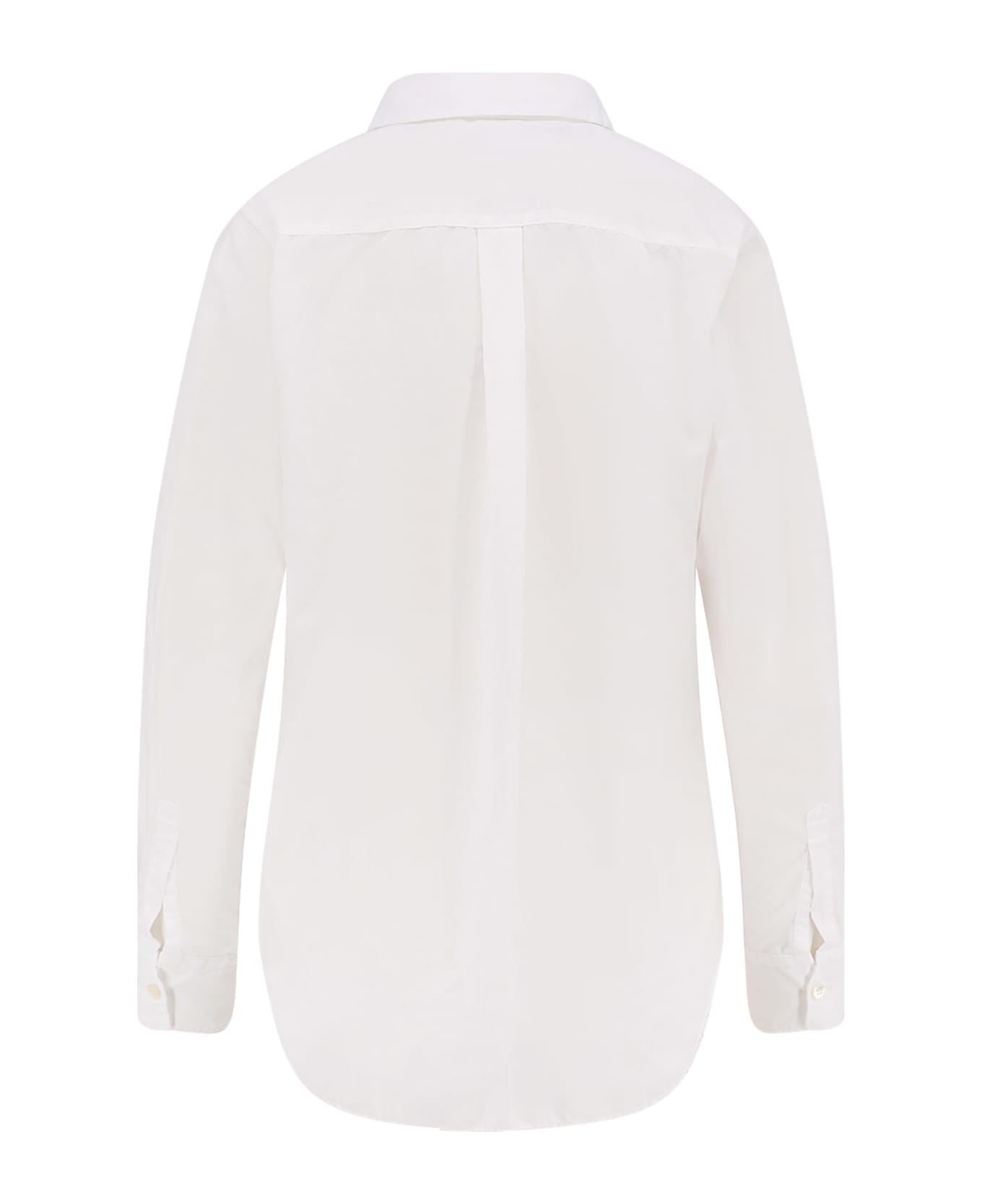 Comme des Garçons Play Ruffles Shirt - White シャツ
