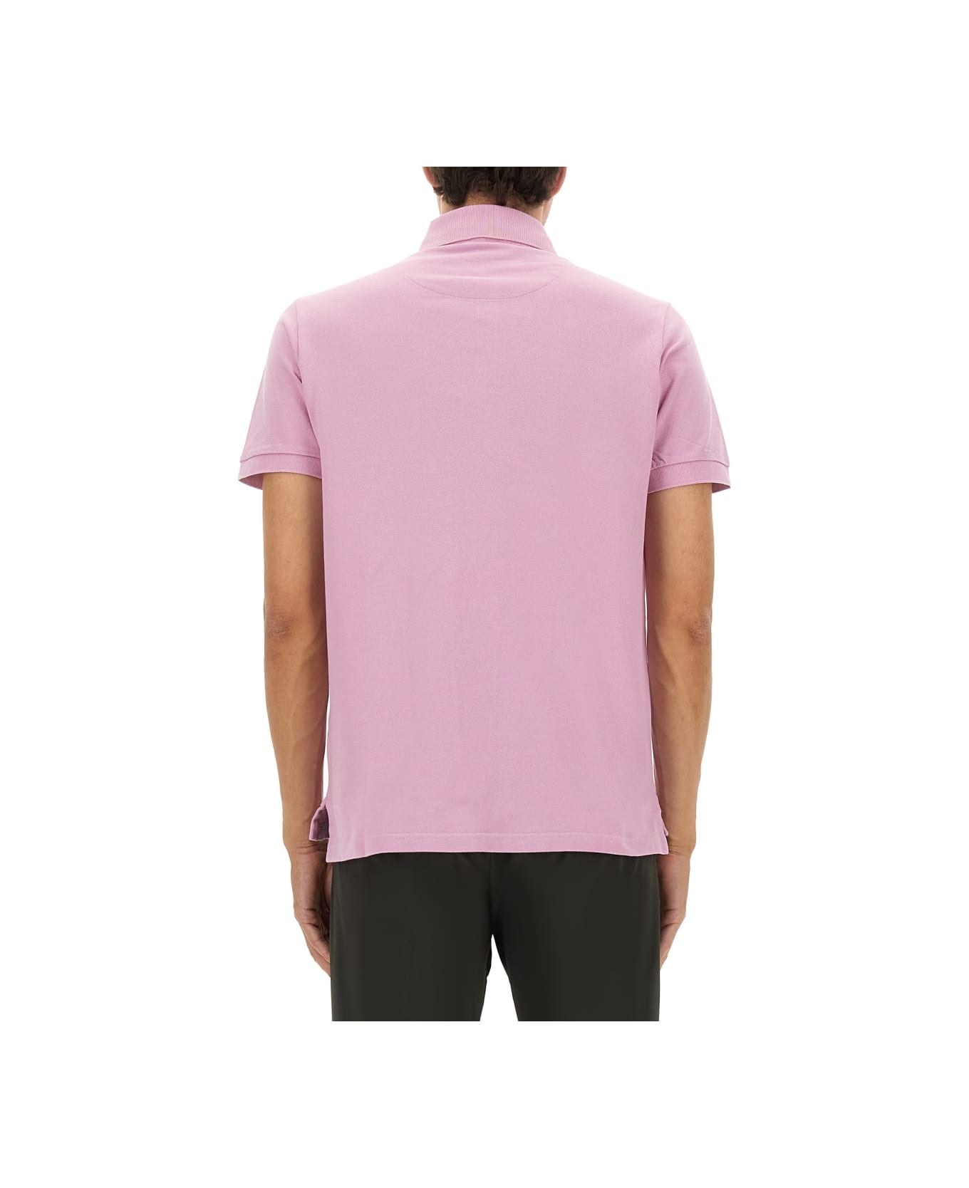 Etro Cotton Polo Shirt With Pegasus - PINK