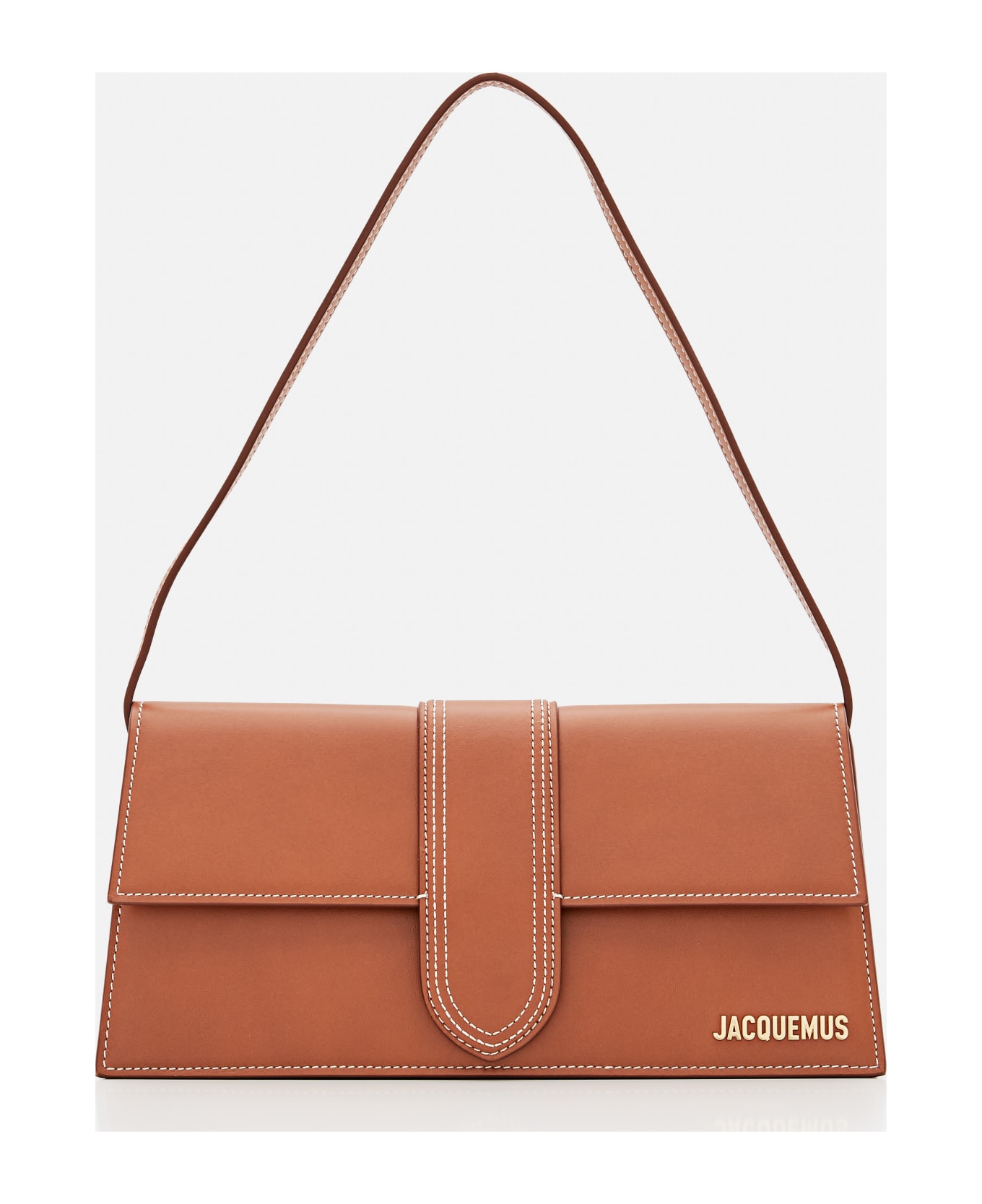 Jacquemus Le Bambino Long Leather Shoulder Bag - Brown ショルダーバッグ