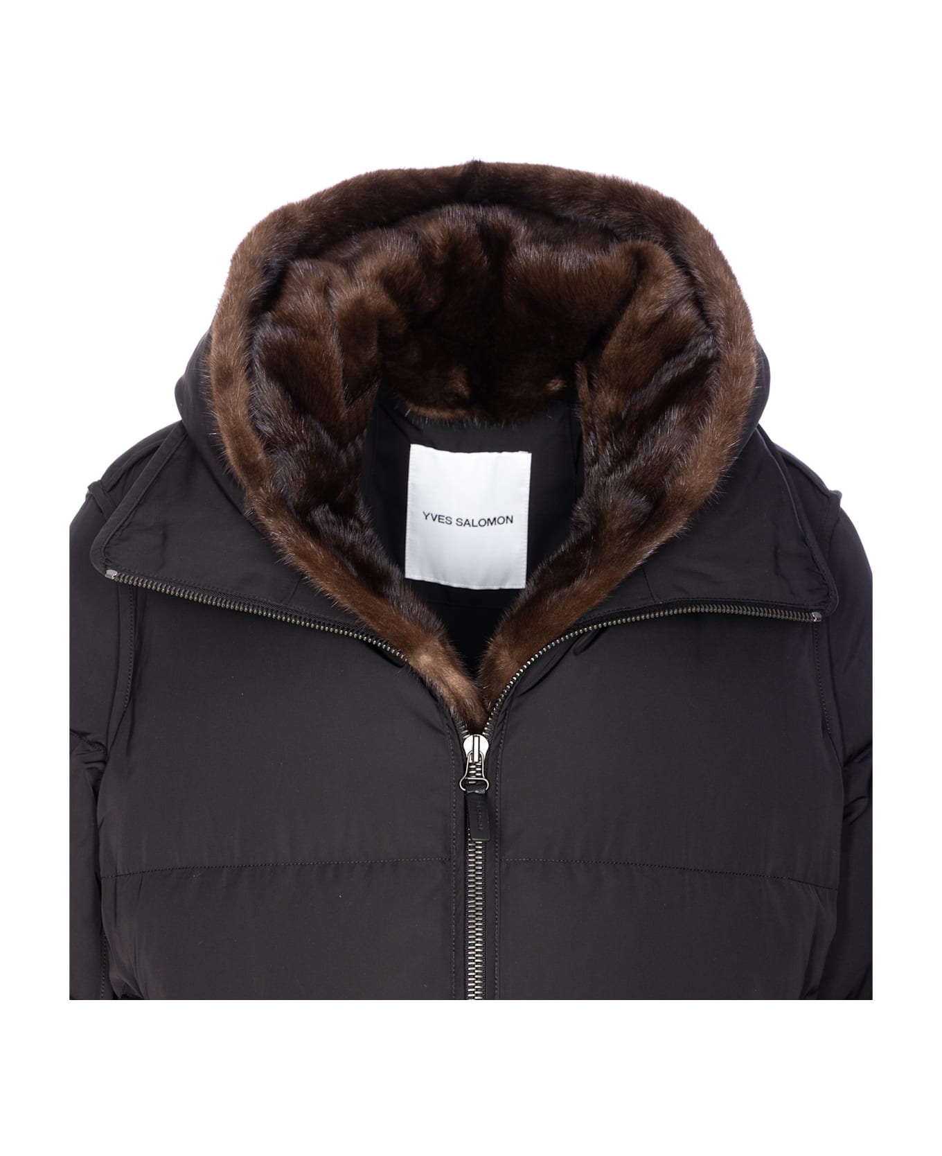 Yves Salomon Doudoune Down Jacket - Black
