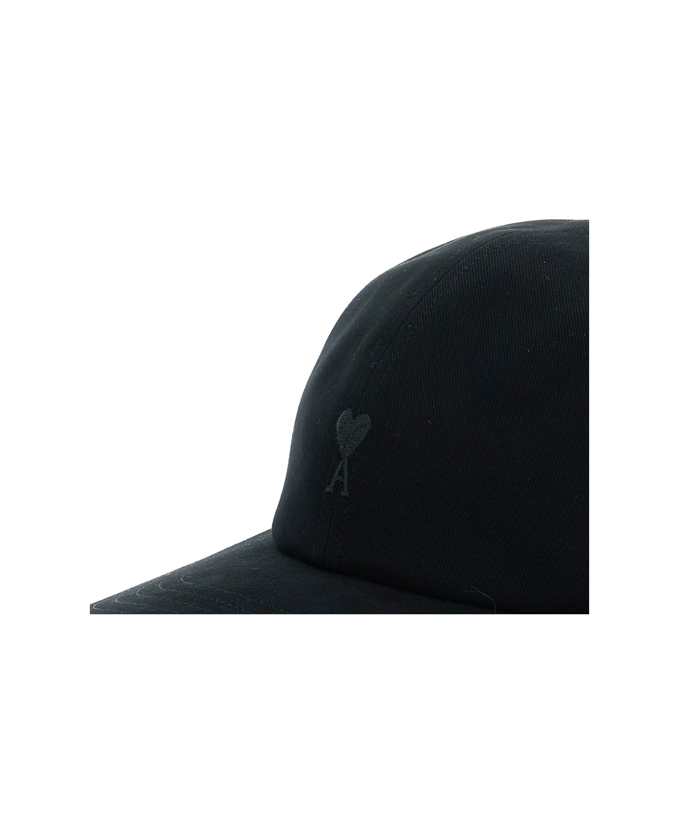 Ami Alexandre Mattiussi Black Baseball Cap With Adc Embroidery On The Front In Cotton Man - BLACK
