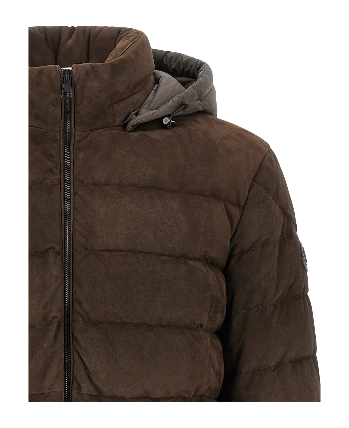 Moncler 'arneb' Down Jacket - Brown