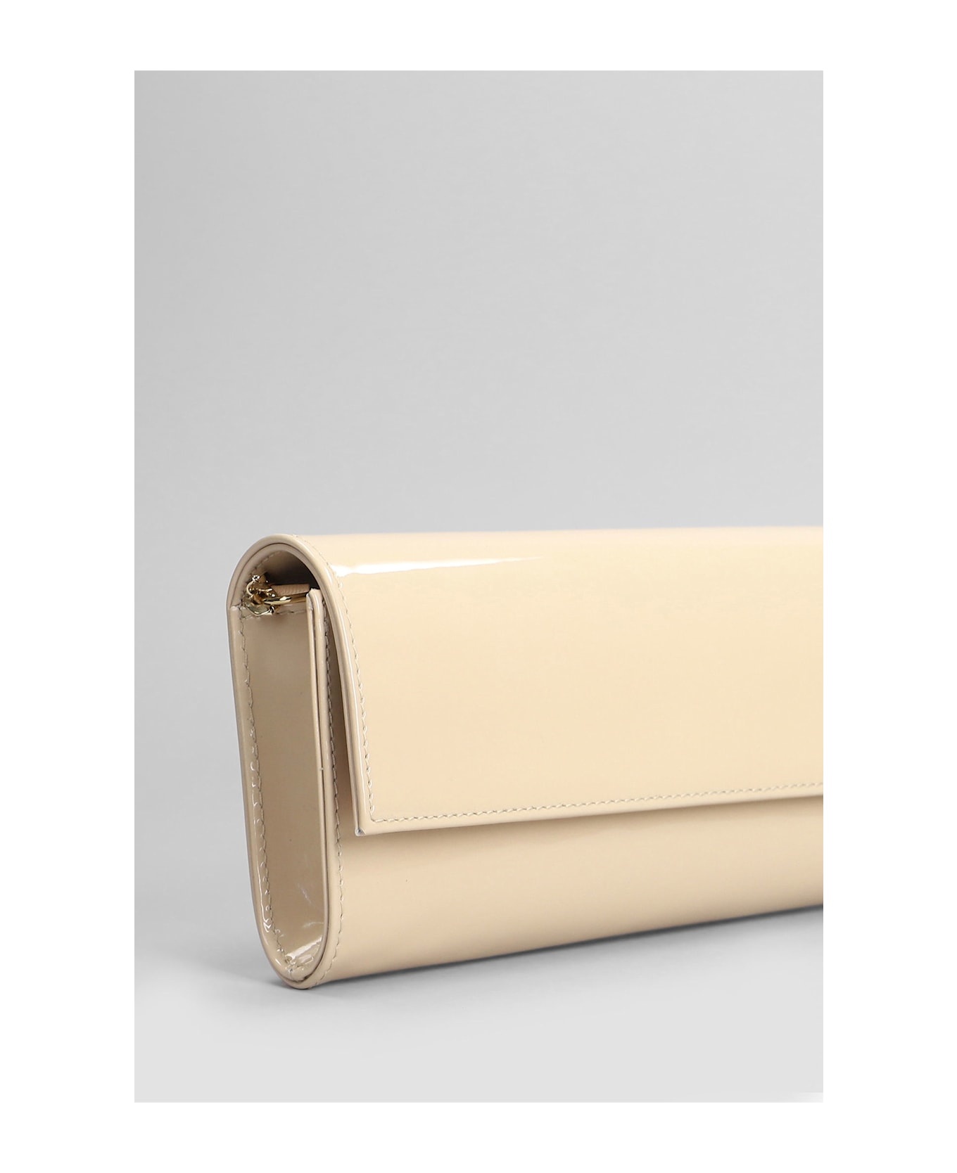 Aldo Castagna Shoulder Bag In Powder Patent Leather - powder