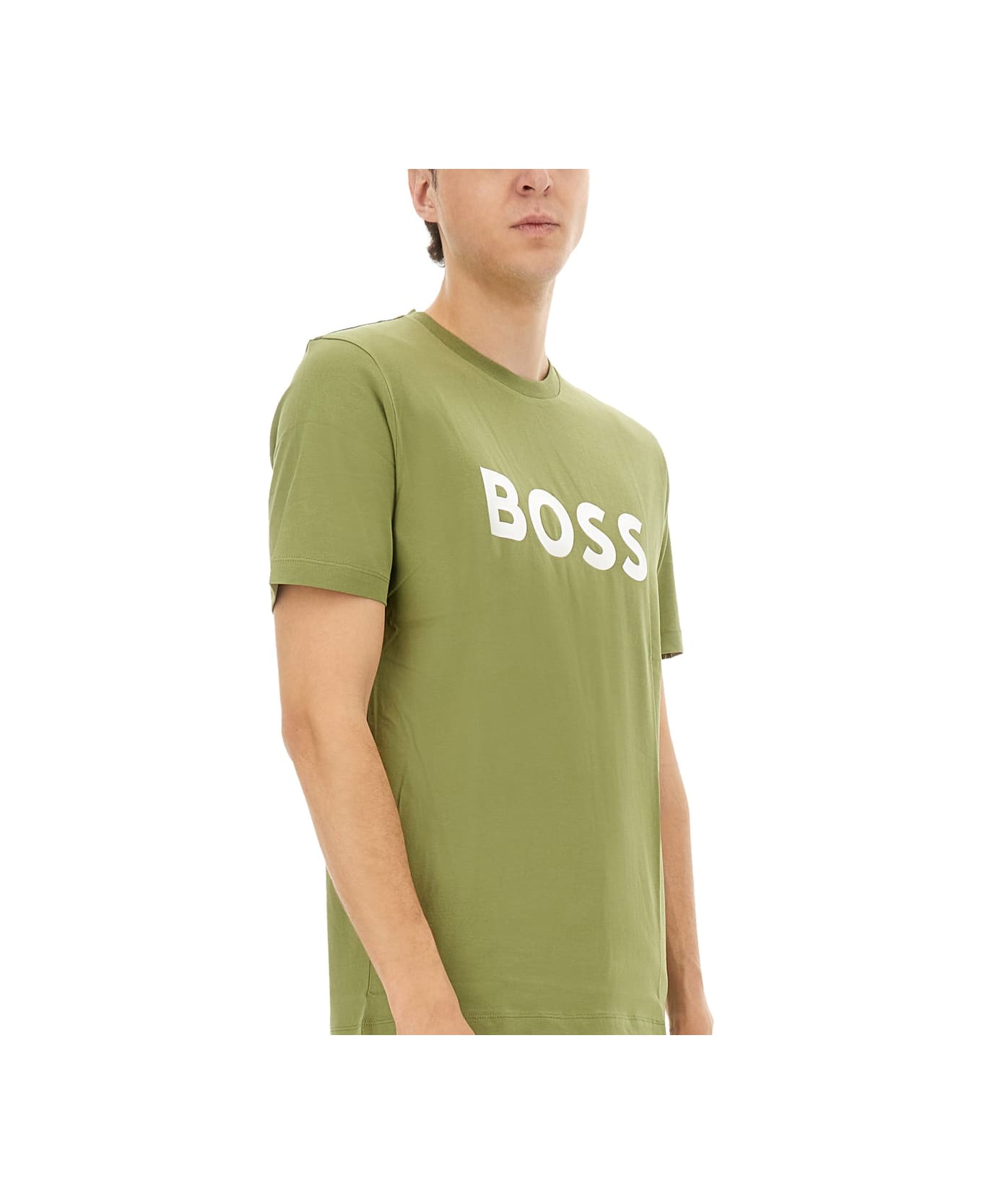 Hugo Boss T-shirt "tiburt" - GREEN