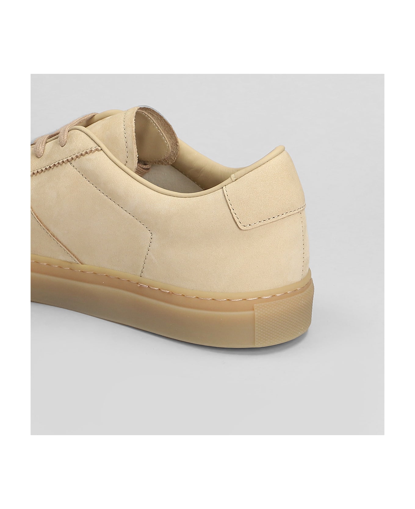 Common Projects Tennis Trainer Sneakers In Beige Leather - beige
