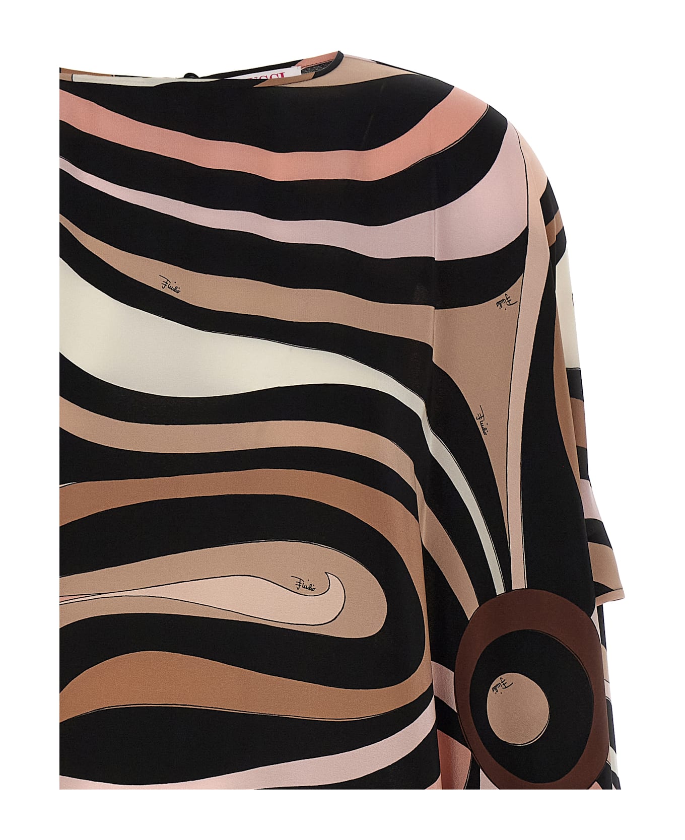 Pucci Marble Dress - Nero Nude