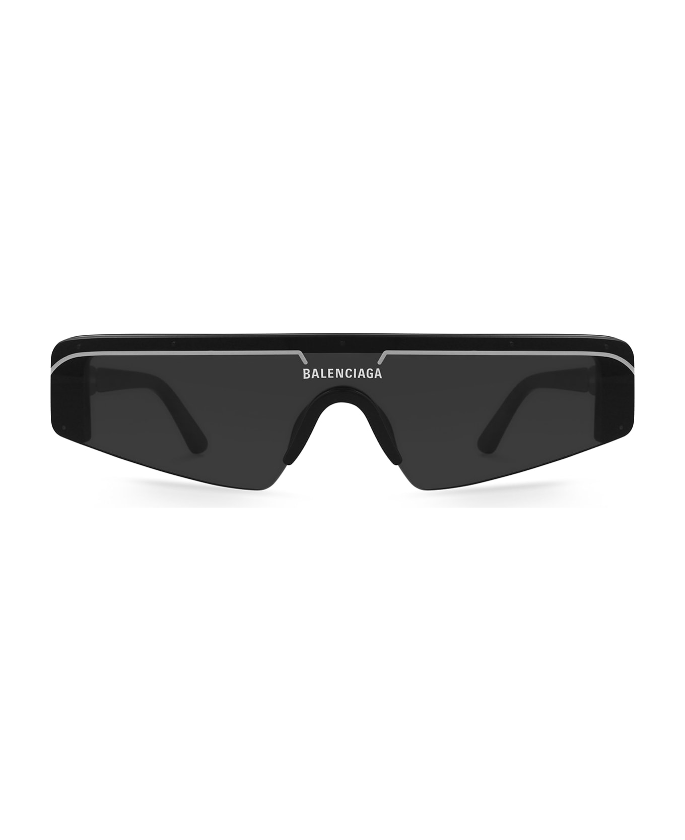 Balenciaga Eyewear Bb0003s Sunglasses - 001 BLACK BLACK GREY