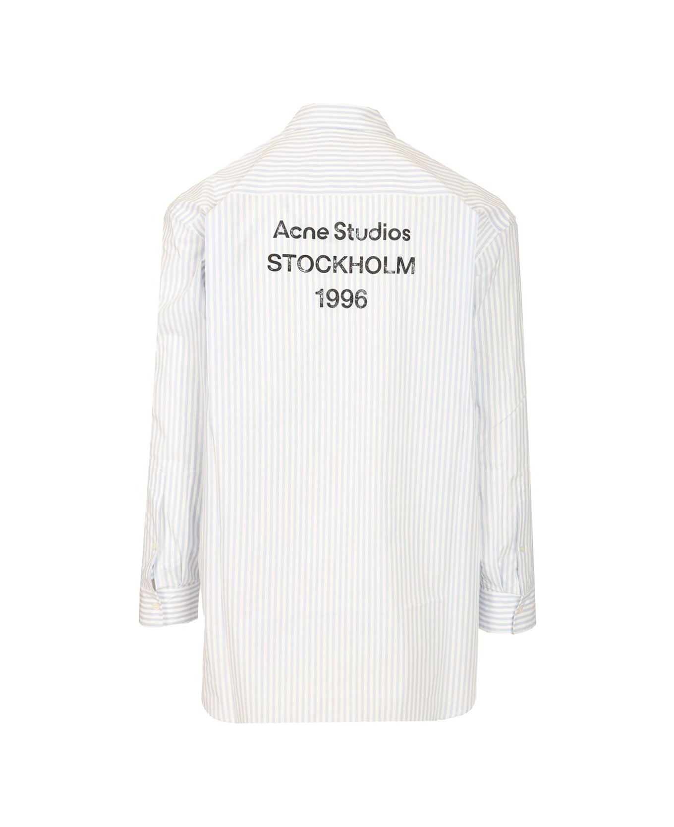 Acne Studios Striped Shirt - LIGHT BLUE/WHITE