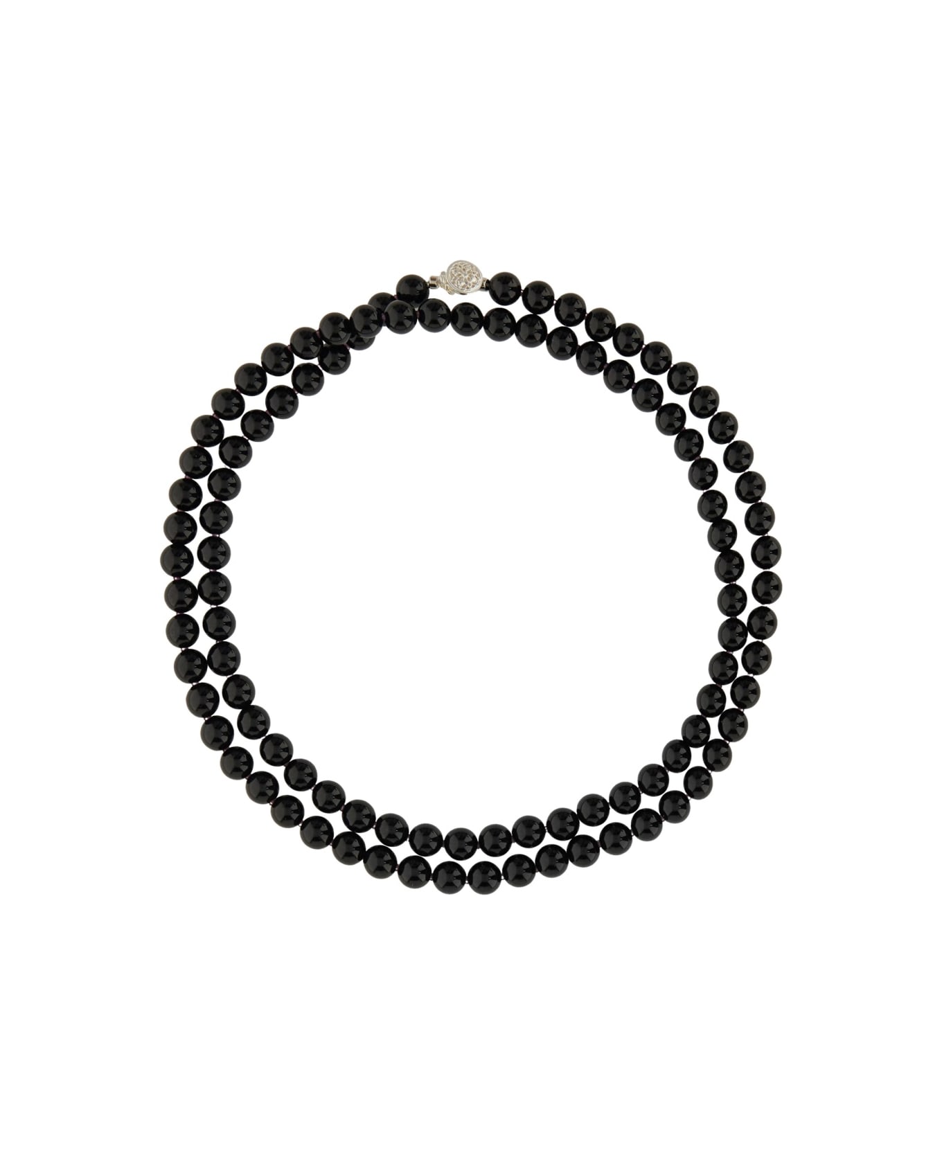 Needles Onyx Necklace - BLACK