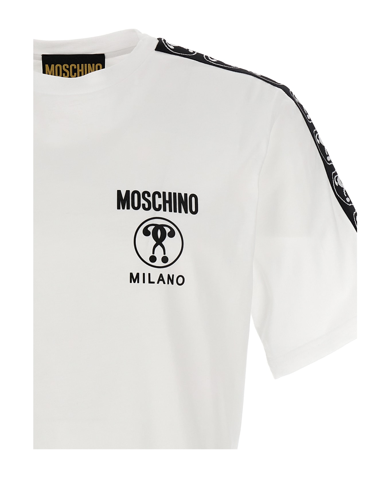 Moschino Double Question Mark T-shirt - Bianco