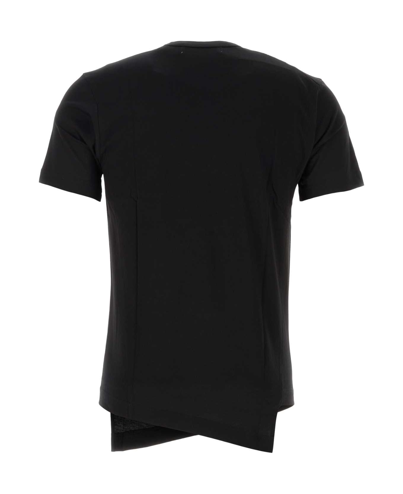 Comme des Garçons Shirt Black Cotton Comme Des Garã§ons Shirt X Lacoste T-shirt - BLACK シャツ