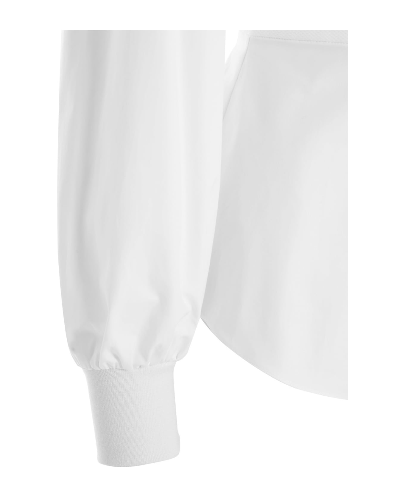 Alexander McQueen Cuffed Cotton Shirt - Bianco