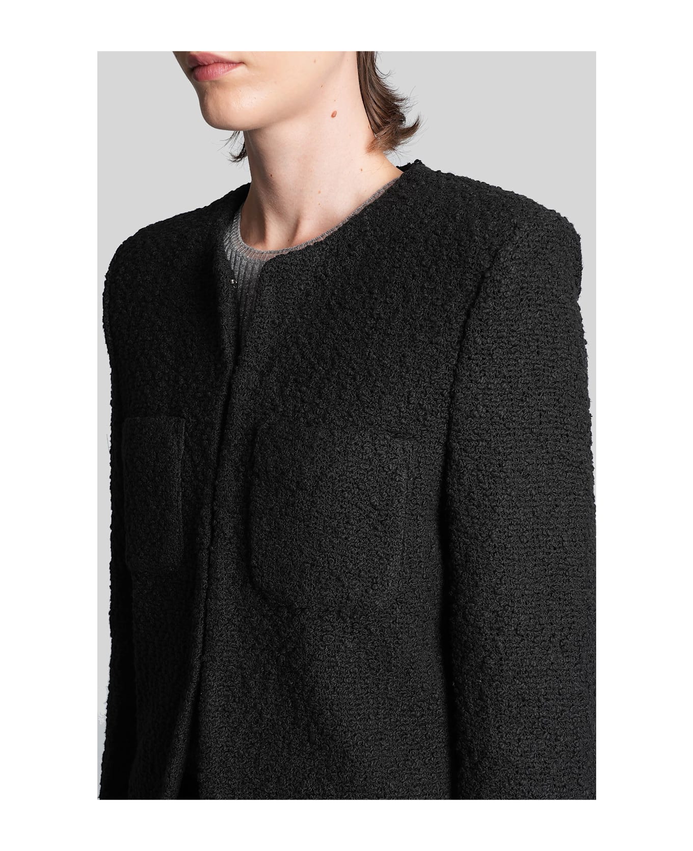 IRO Shaline Casual Jacket In Black Cotton - black