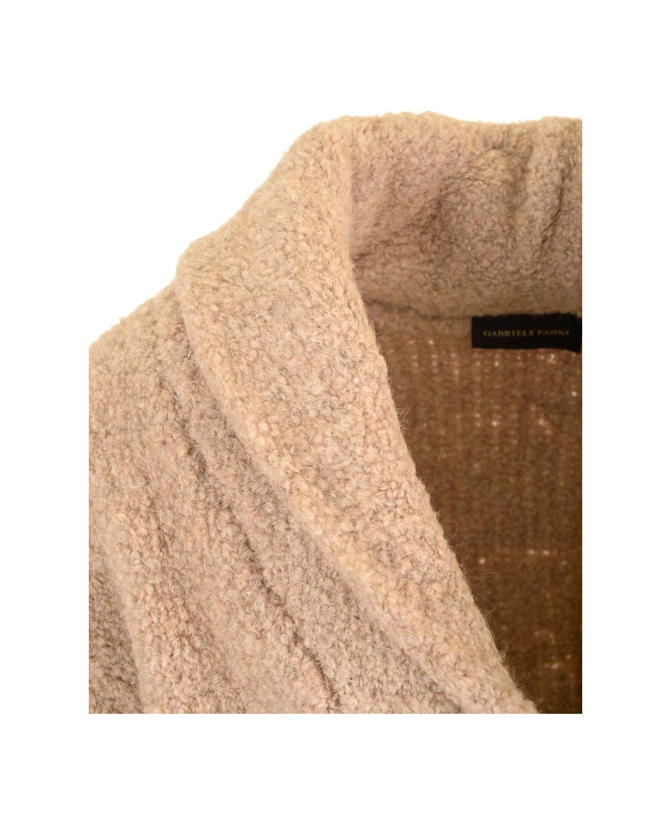Gabriele Pasini Beige Boucle Cardigan | italist