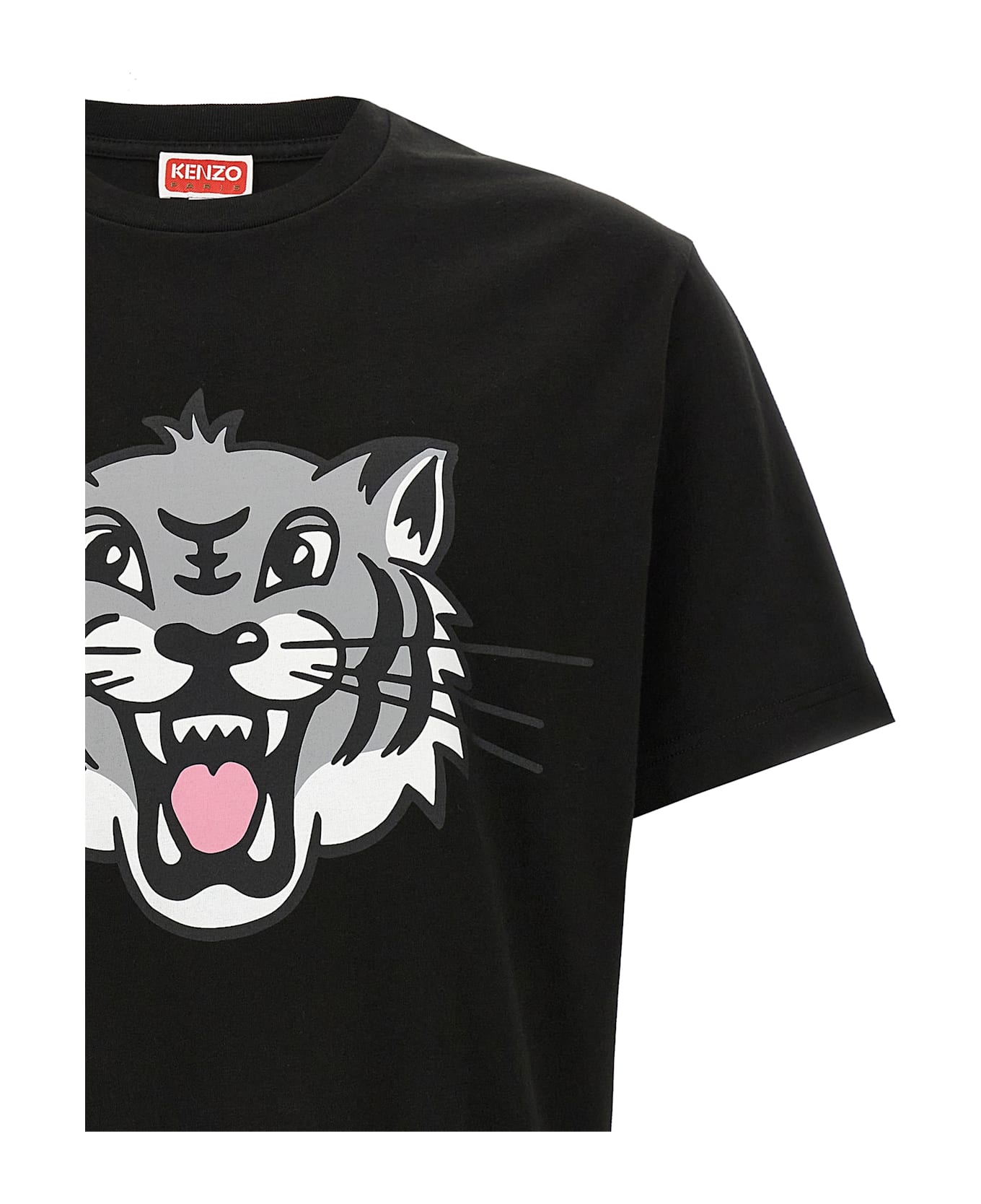 Kenzo 
happy Tiger
 T-shirt - J Black