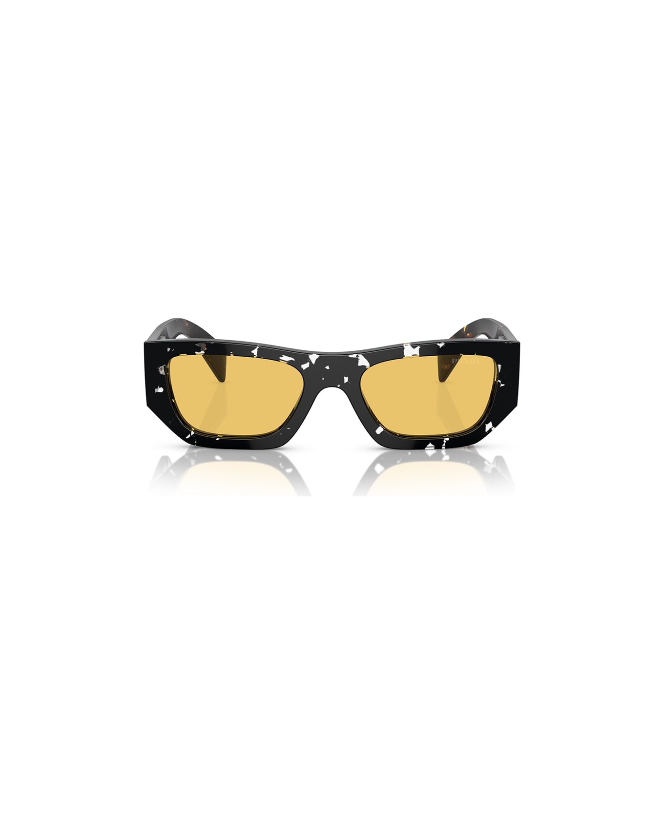 Prada Eyewear Sunglasses - Nero/Giallo サングラス