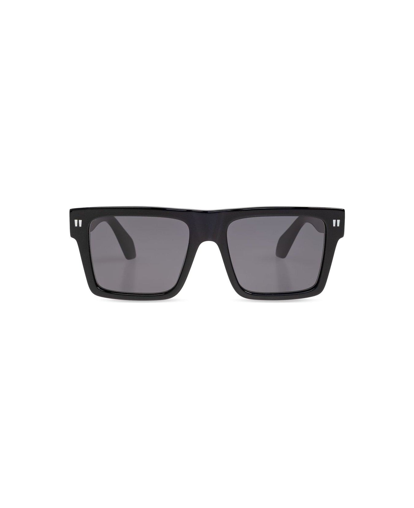 Off-White Lawton Square Frame Sunglasses - BLACK