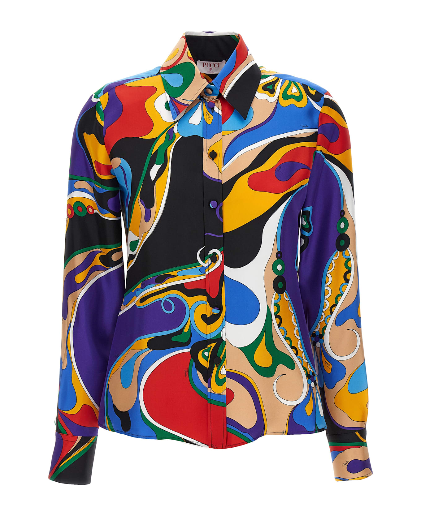 Pucci 'orchidee' Shirt - Multicolor