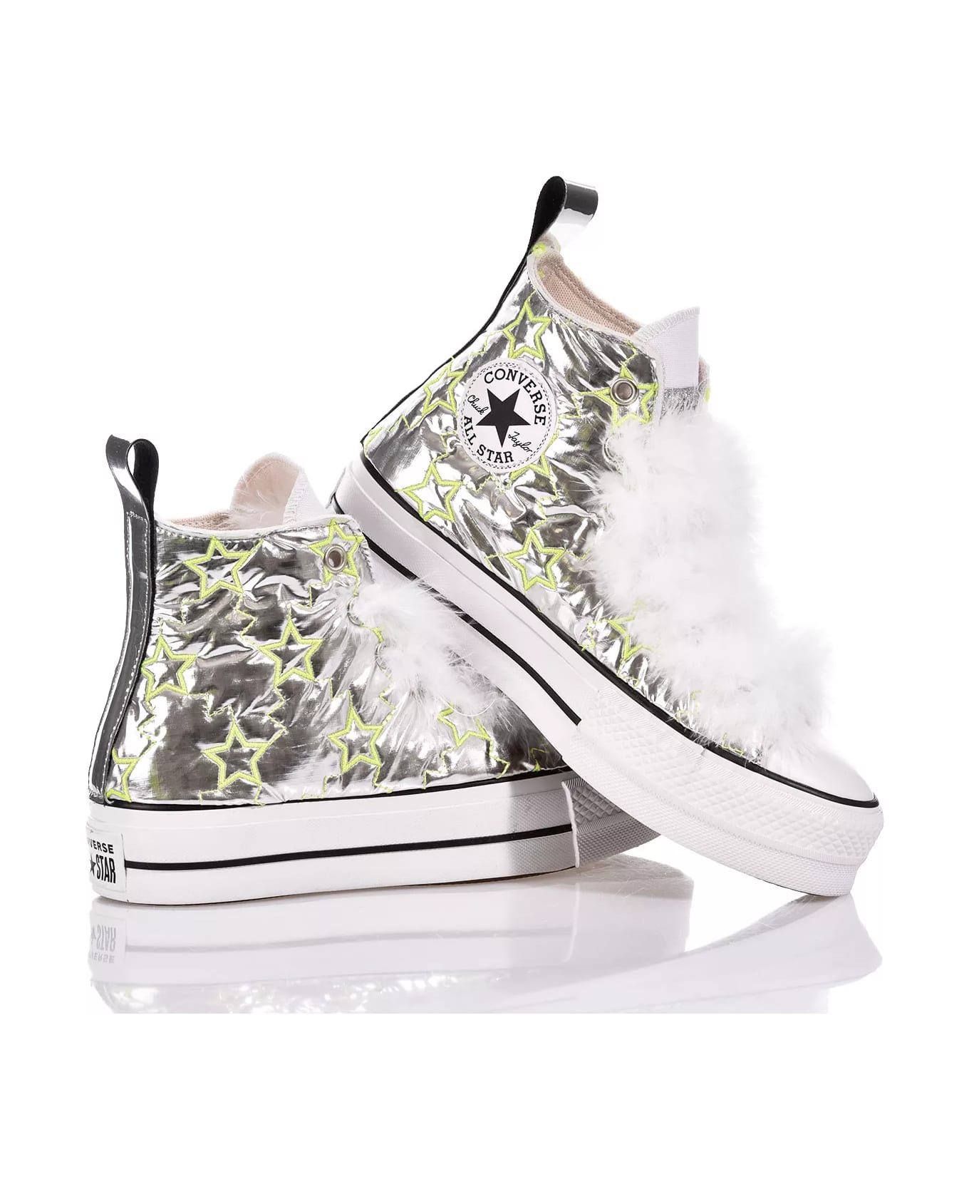 Mimanera Converse Platform Silver Star