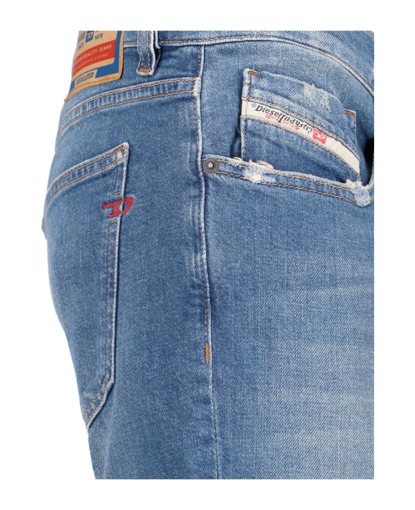 Diesel Slim Jeans '2019 D-strukt 0grdg' - BLUE