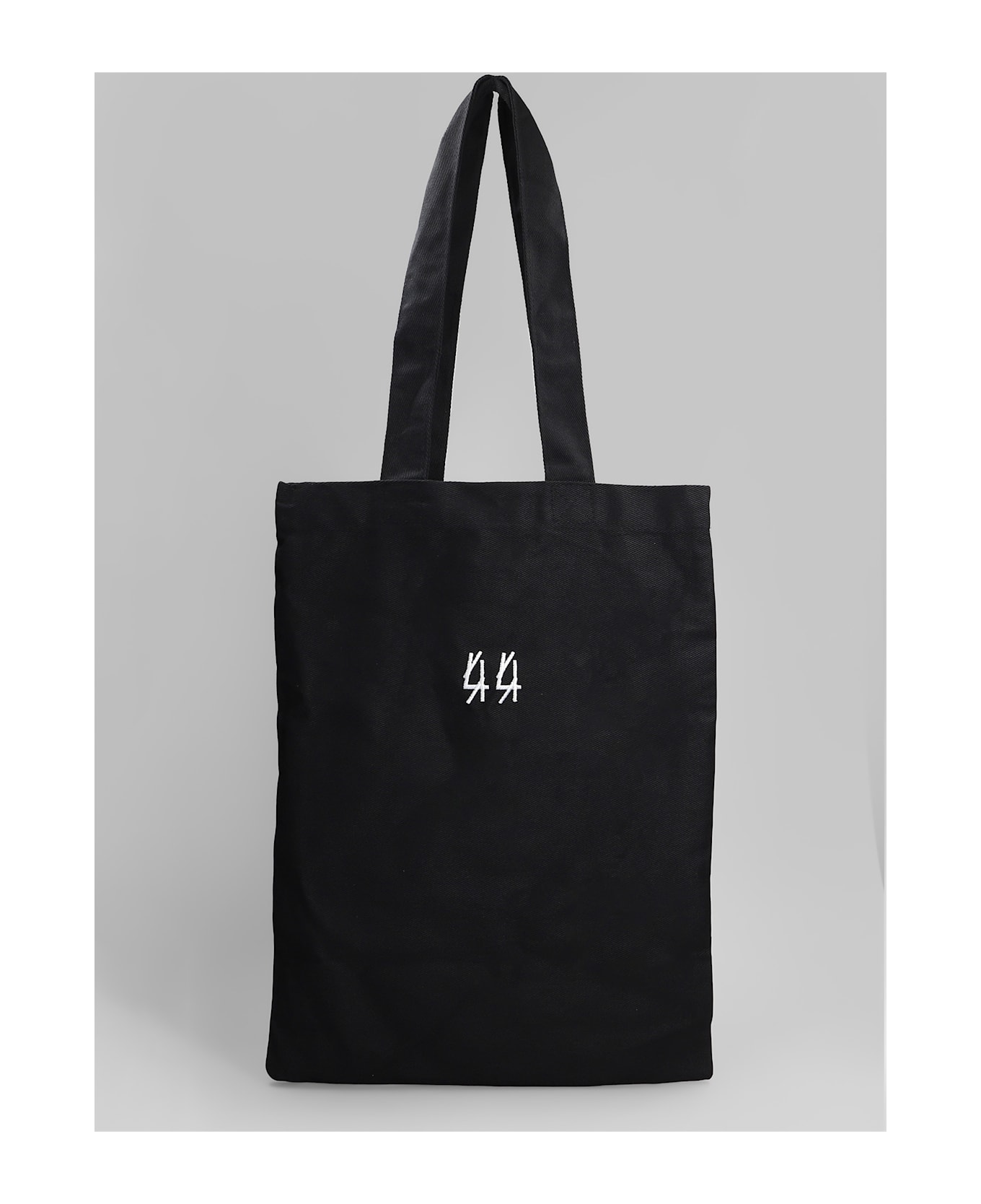 44 Label Group Tote In Black Cotton - black