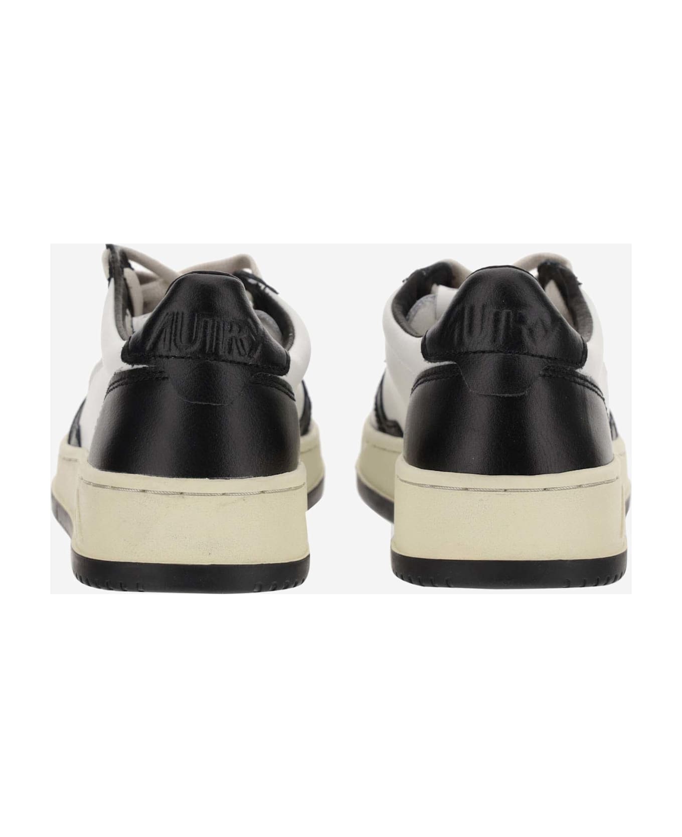 Autry Medalist Color-block Sneakers - Black