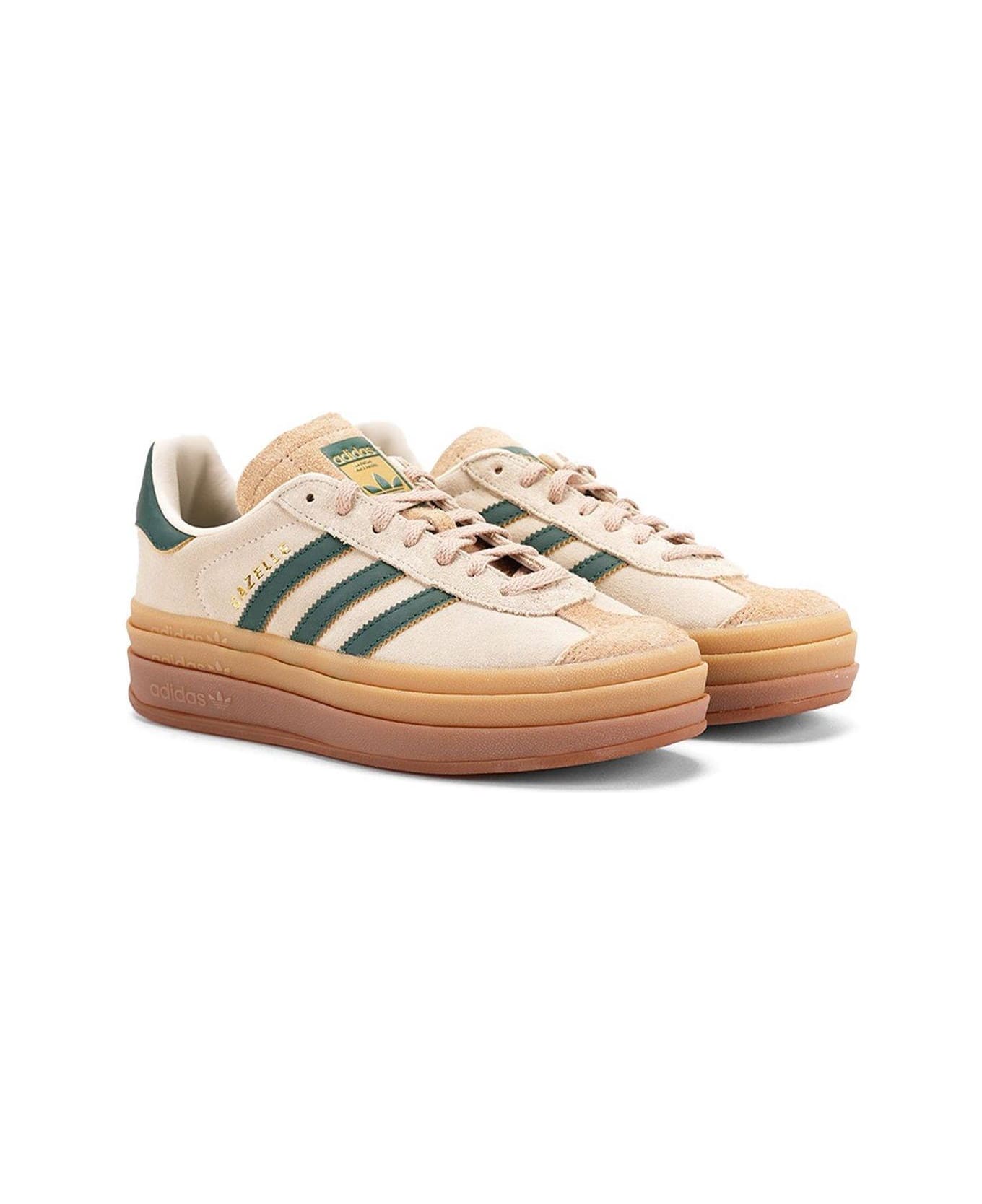 Adidas Originals Gazelle Bold Lace-up Sneakers - White