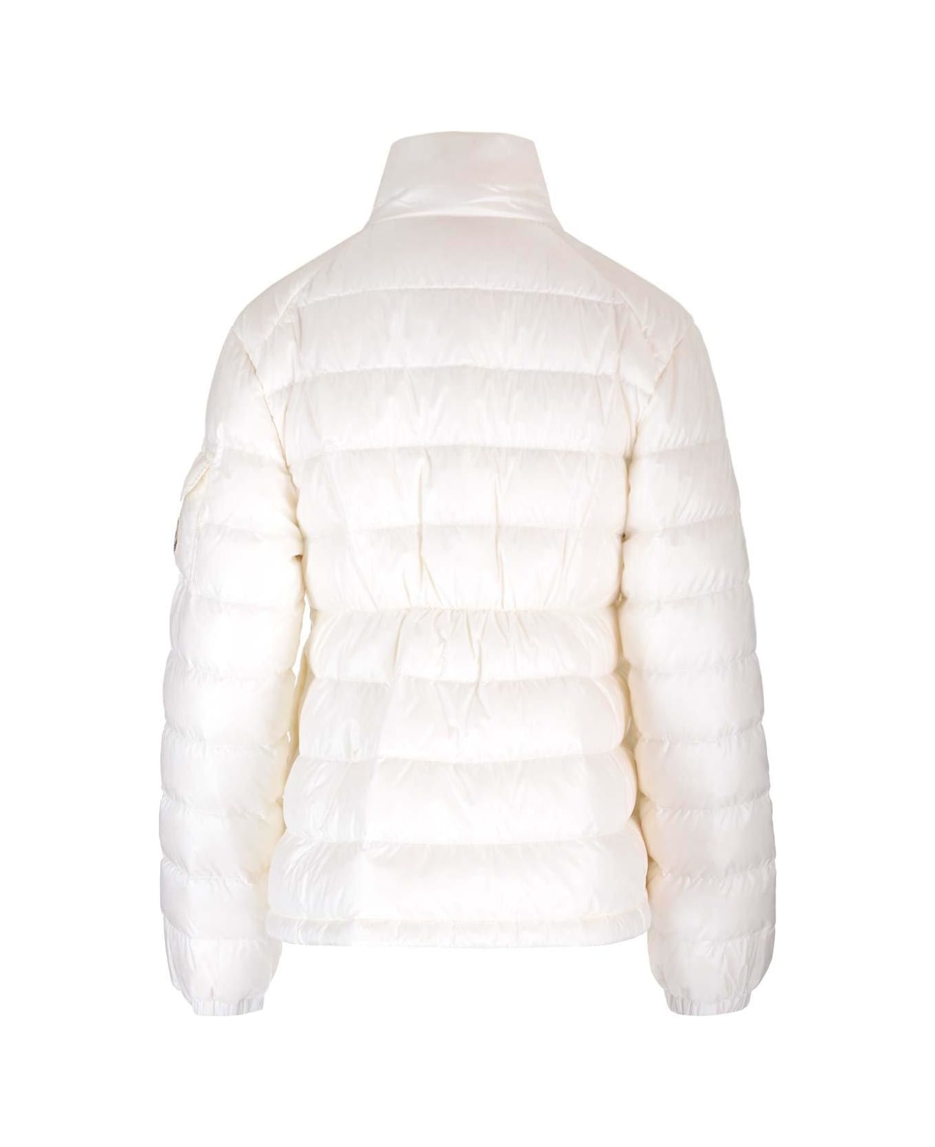 Moncler Button-up Padded Jacket - White