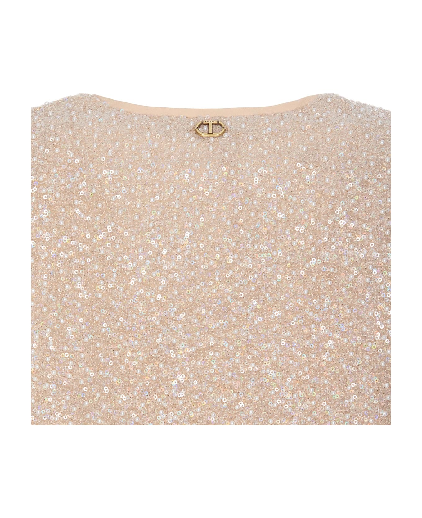 TwinSet Sequins Jacket - Gold