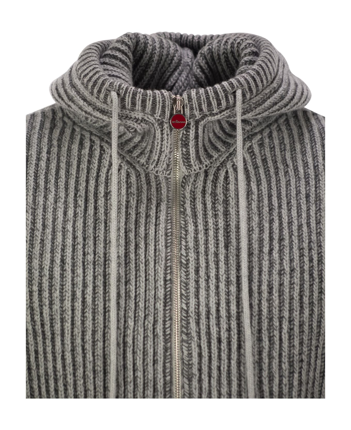 Kiton Plush Cut Cashmere Jacket - Grey