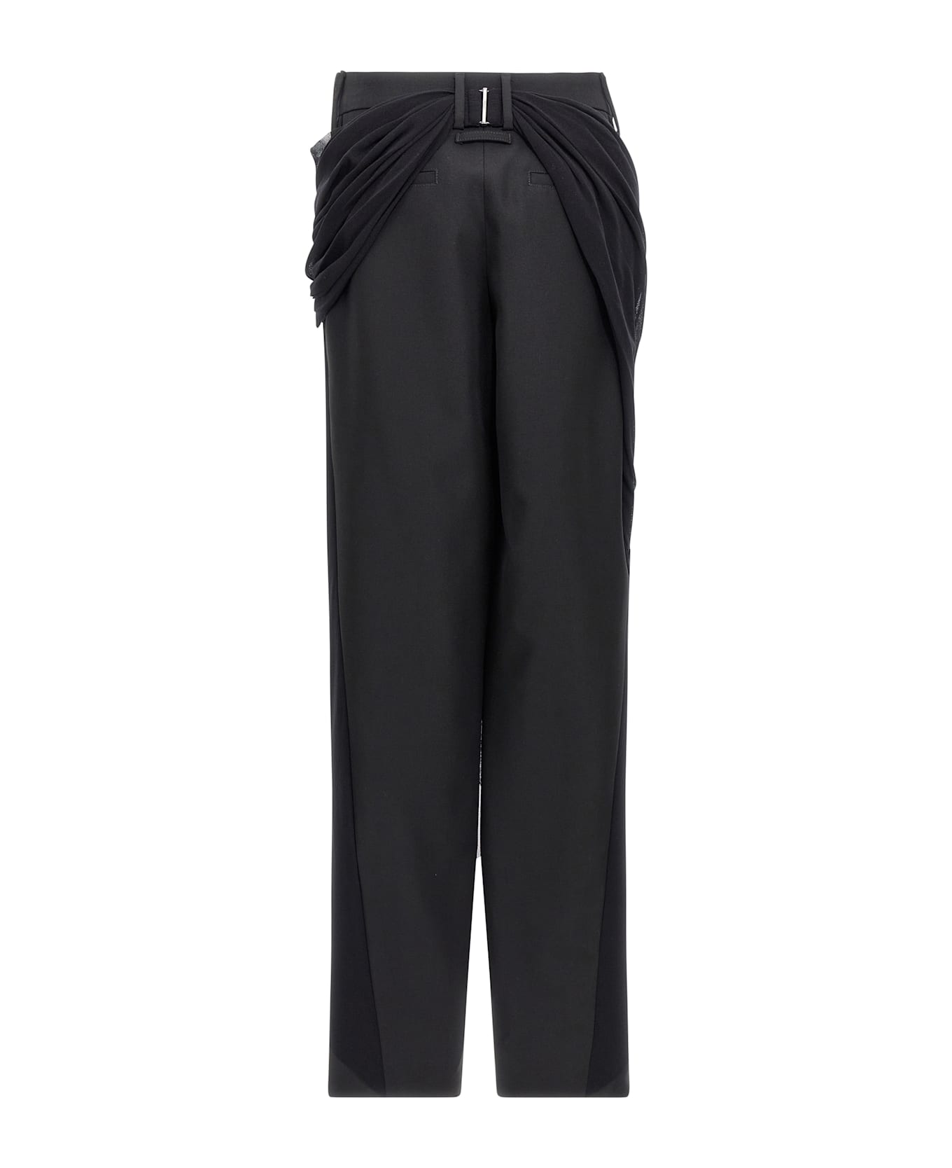 Jean Paul Gaultier Wool Pants - Black  
