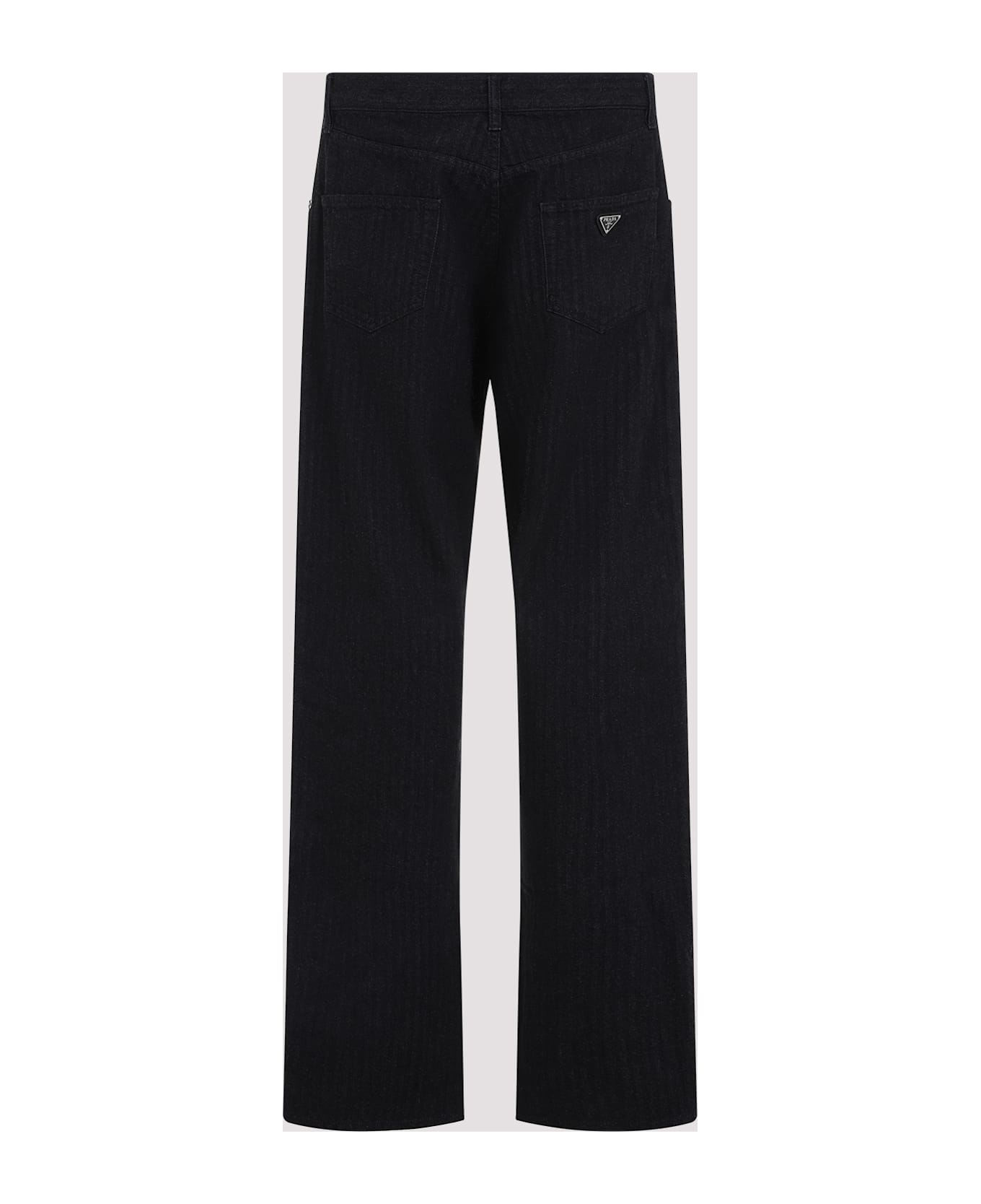 Prada Cotton Jeans - Black ボトムス