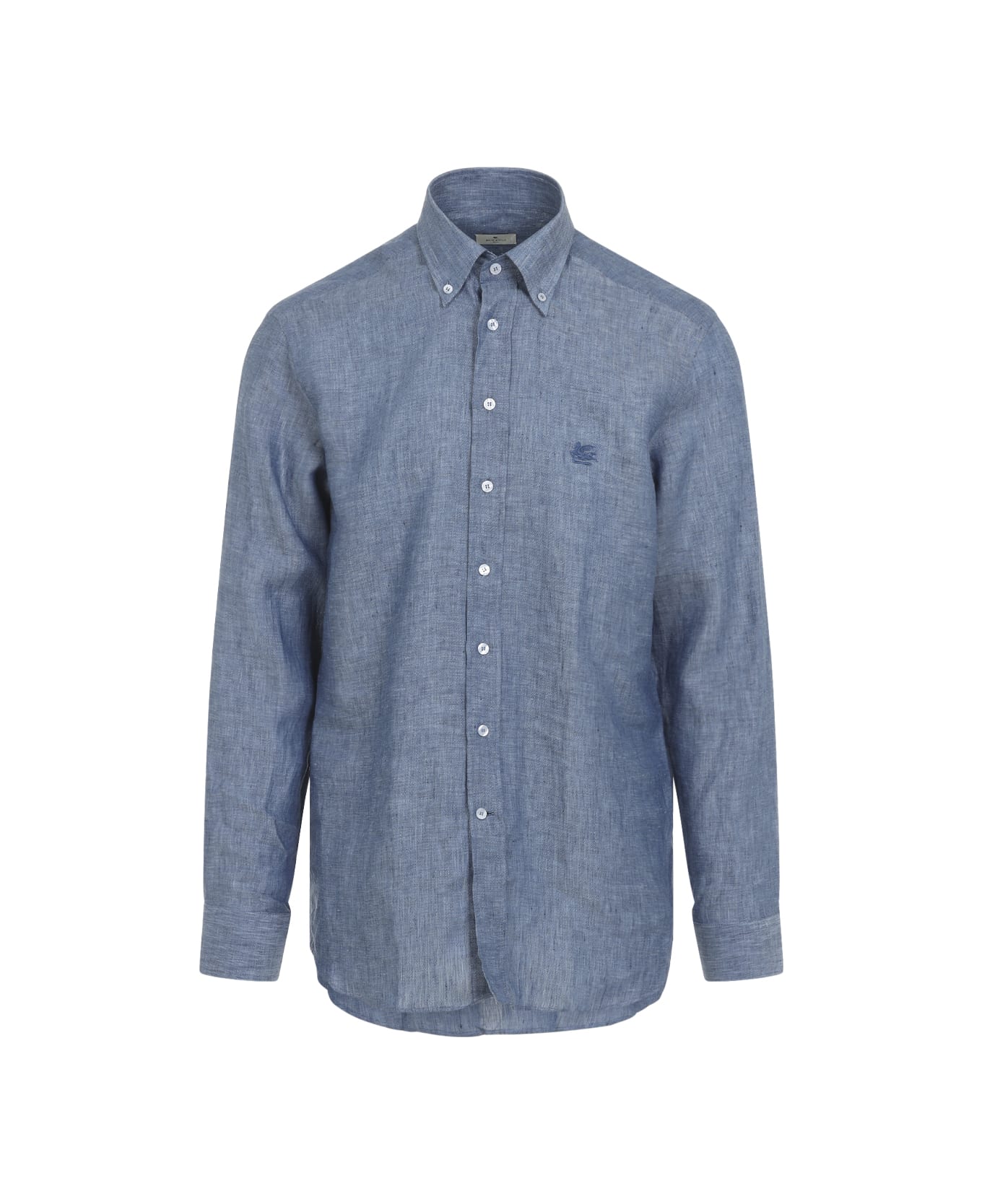 Etro Roma Logo Shirt - Air Force Blue
