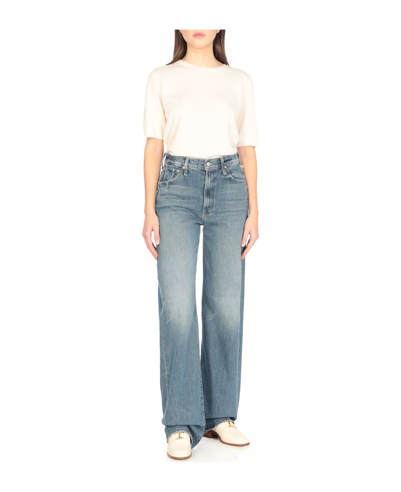 Tod
s Leather Loafers - Ivory