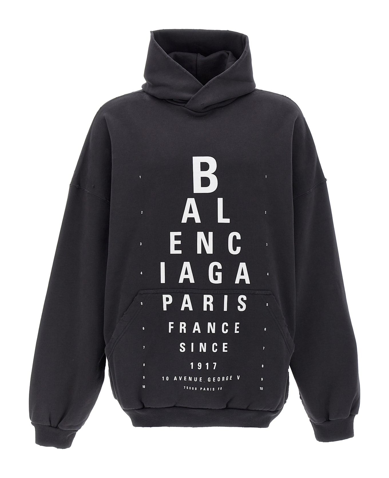 Balenciaga 
optical
 Hoodie - White/Black