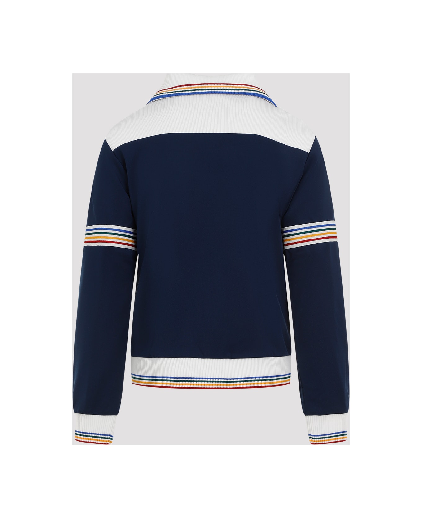 Casablanca Zip-up Sweatshirt - Navy