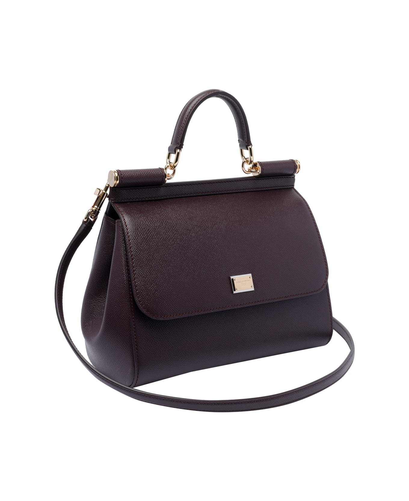 Dolce 
Gabbana Large Sicily Handbag - Purple