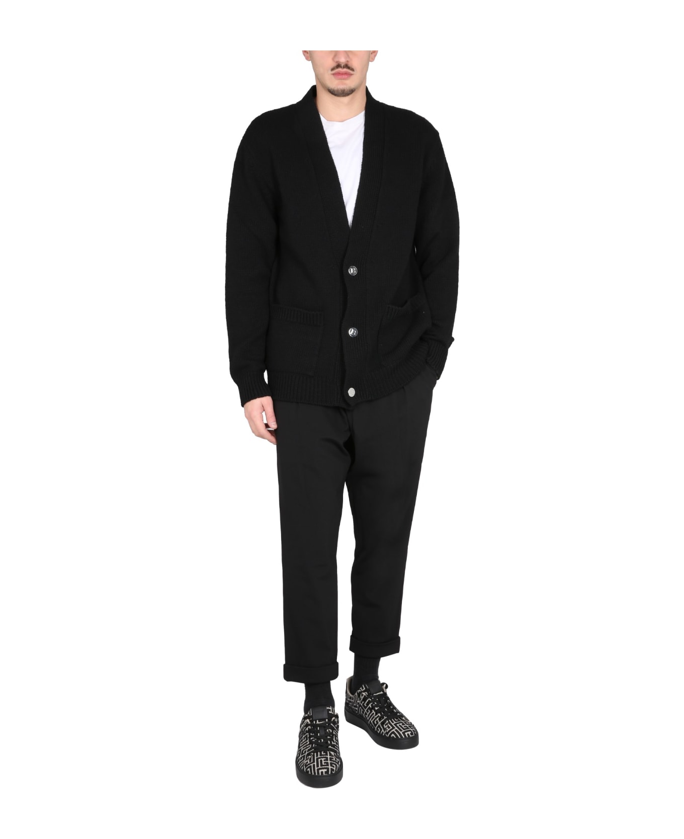 Balmain Wool Pants - Pa Noir