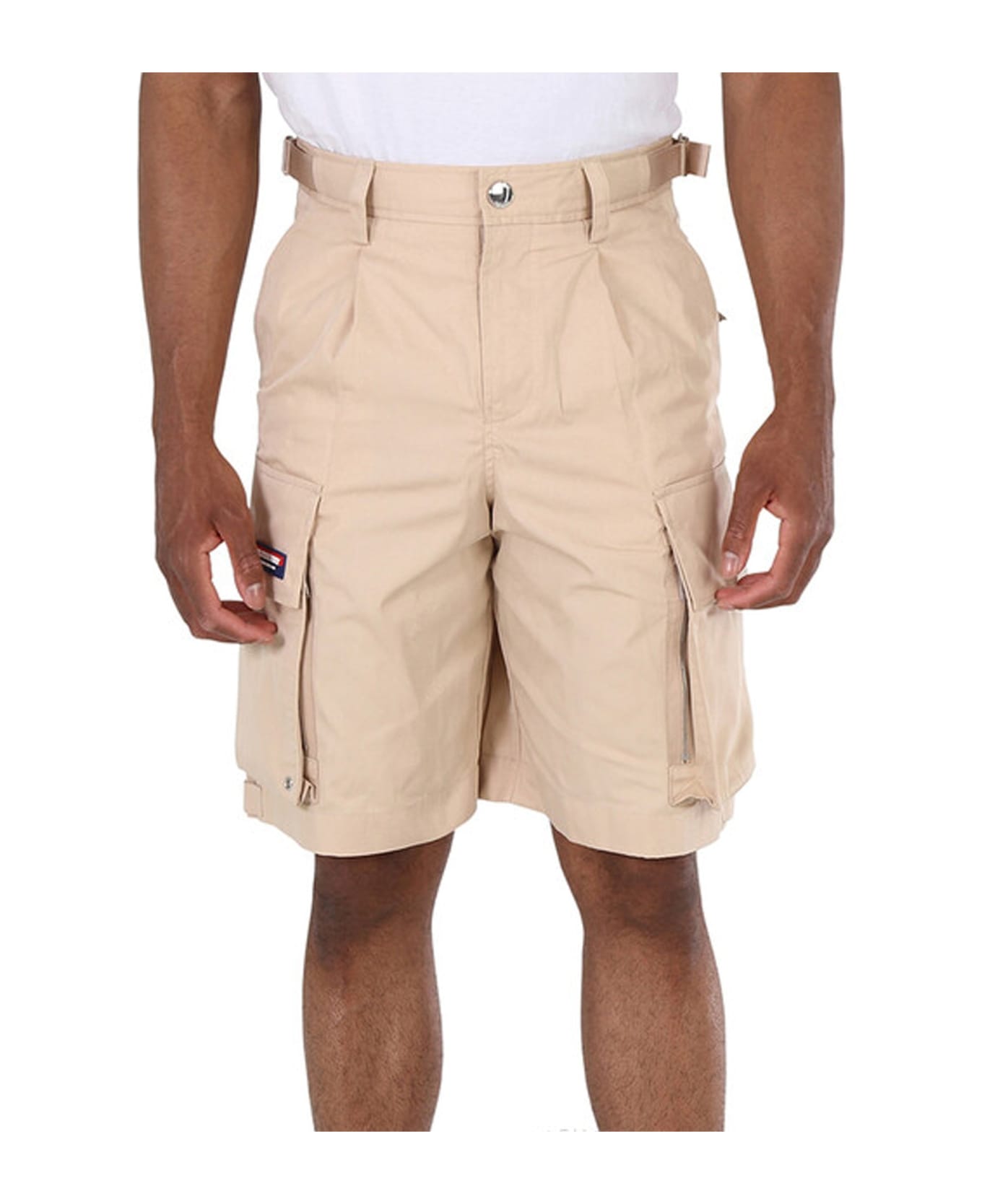 Burberry Cotton Bermuda Shorts - Beige