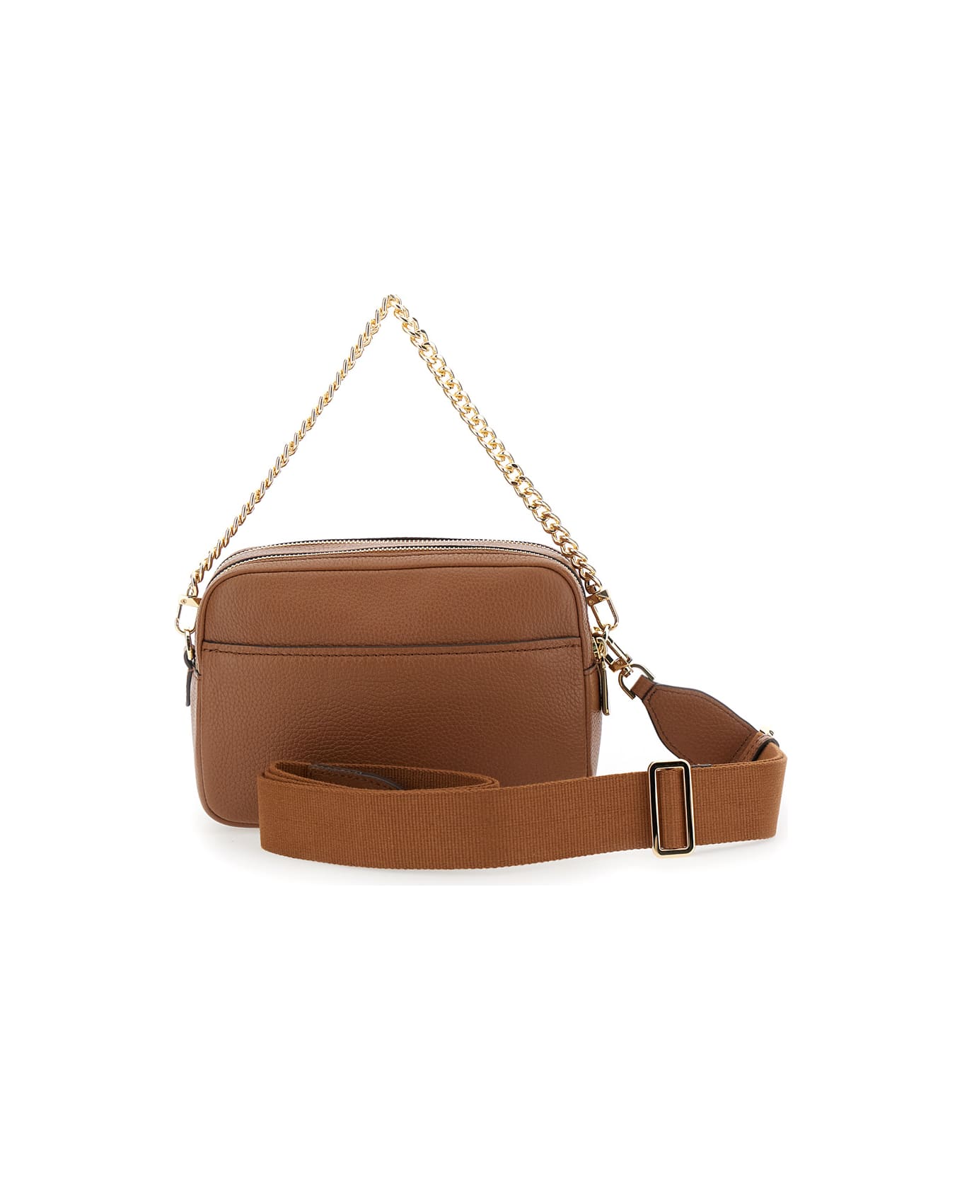 Michael Kors Bryant Brown Shoulder Bag - Beige